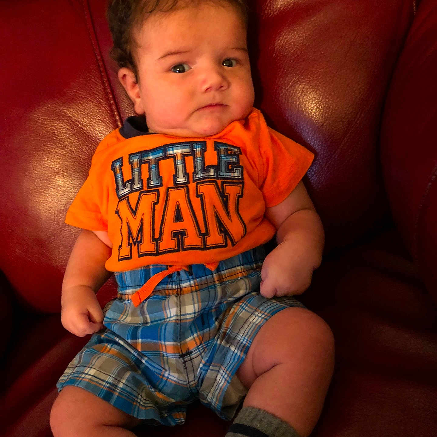 Gerald is registered to the contest to win money with this photo: arm, child, finger, fun, girl, hand, infant, leg, mouth, muscle, orange, product, thumb, toddler