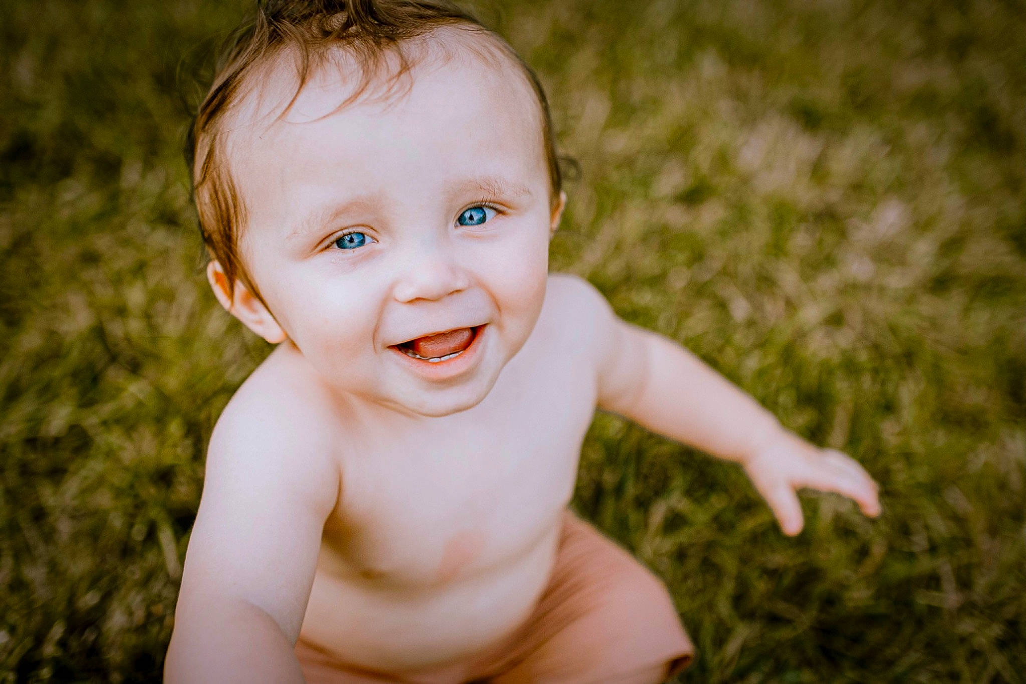 Korbyn joined the competition — help win amazing prizes! arm, baby, cheek, chin, eye, eyelash, face, finger, flash_photography, gesture, hand, happy, human_body, iris, joy, lip, nose, people_in_nature, person, plant