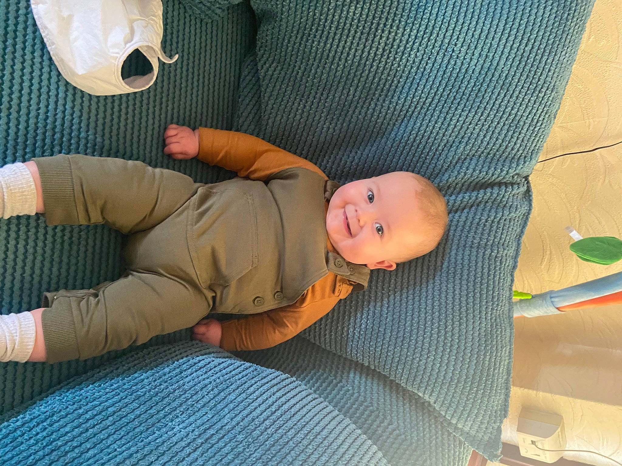 Archie joined the competition — help win amazing prizes! arm, baby, baby_products, baby_safety, baby_sleeping, baby_toddler_clothing, child, comfort, elbow, flooring, joy, linens, pattern, person, product, room, sitting, skin, sleeve, thumb