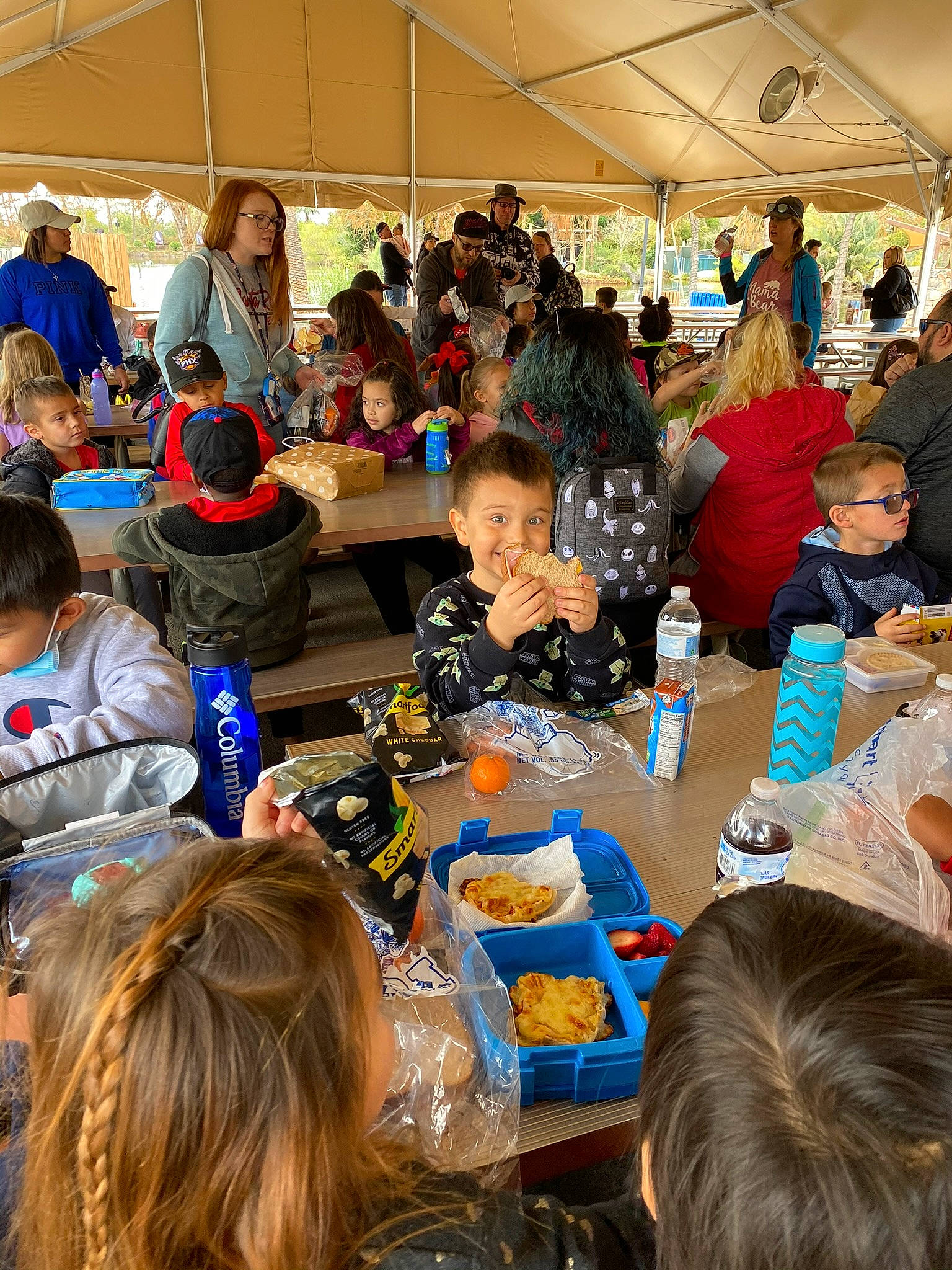 Jadiel is registered to the contest to win money with this photo: bazaar, child, city, crowd, event, food, fun, hat, headwear, human_settlement, jacket, joy, leisure, market, marketplace, person, public_space, recreation, room, selling