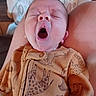 Tucker joined the competition — help win amazing prizes! baby, face, head, person, yawning