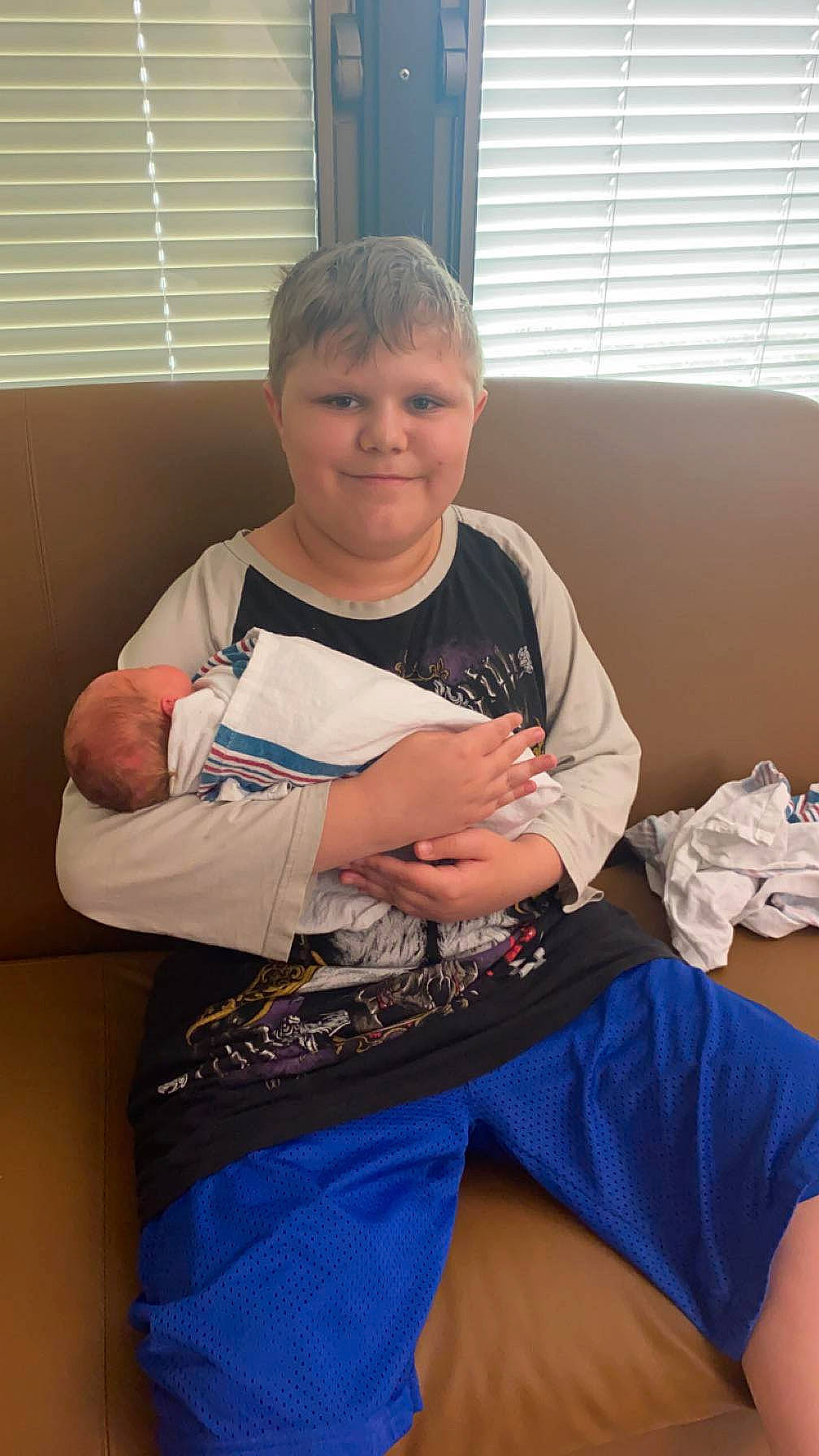 Ephraim joined the competition — help win amazing prizes! arm, comfort, elbow, finger, human_body, human_leg, joint, joy, knee, lap, leg, person, shoulder, sleeve, smile, sock, t_shirt, thigh, toddler, trunk