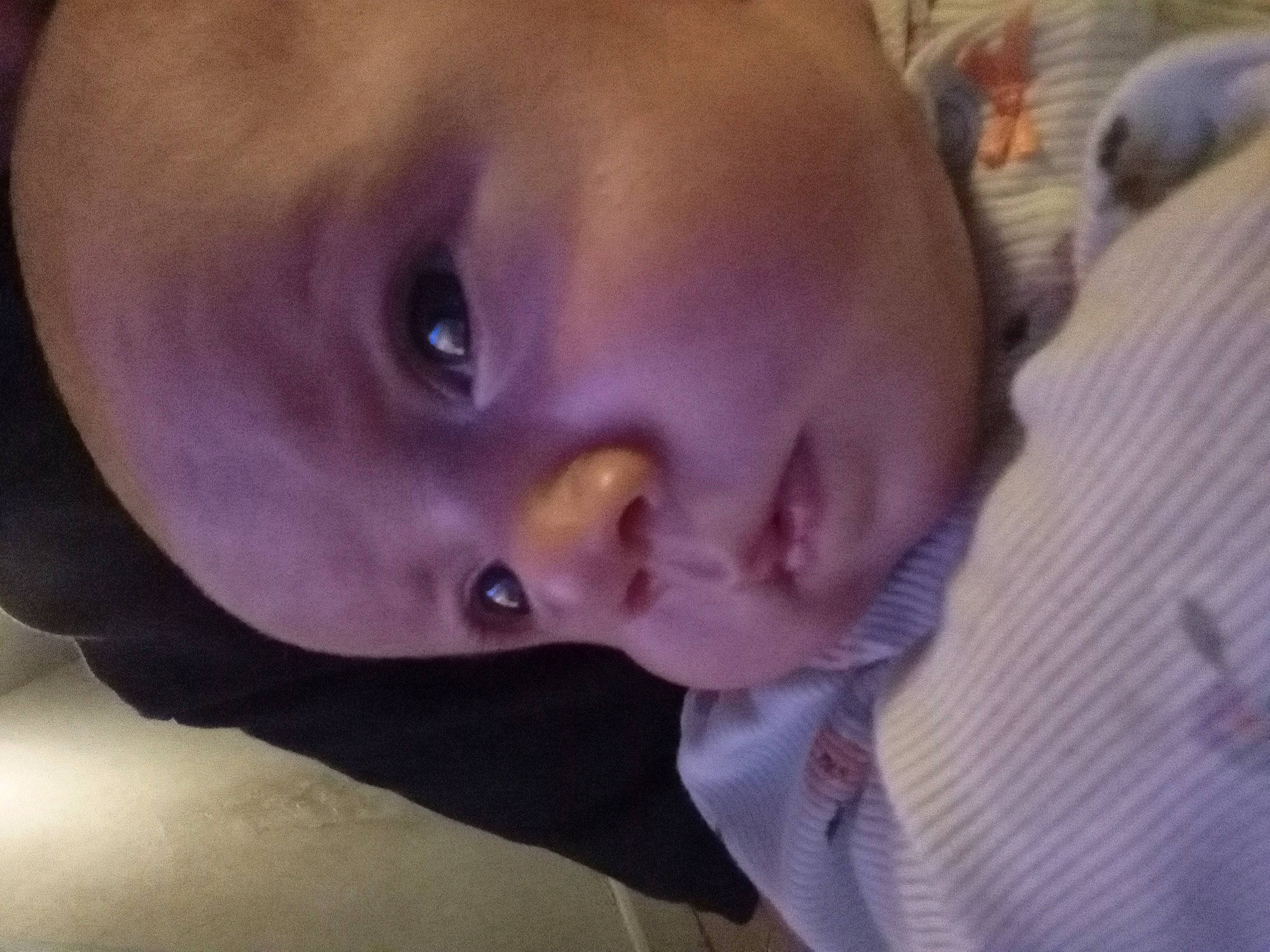 Winter is registered to the contest to win money with this photo: baby, cheek, child, ear, electric_blue, eyebrow, eyelash, fun, happy, iris, jaw, lip, mouth, nose, person, portrait_photography, smile, toddler