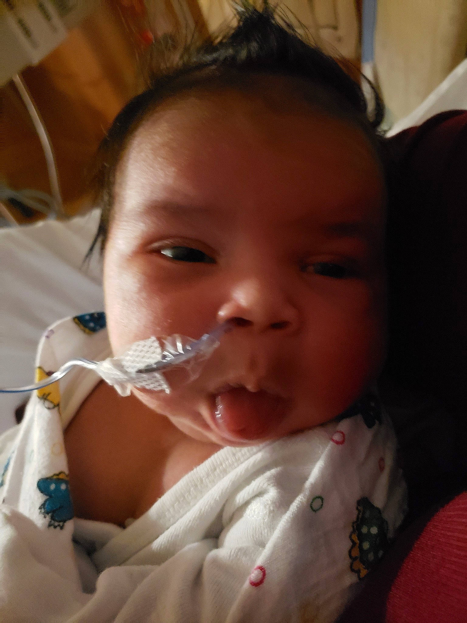 David Jr. is registered to the contest to win money with this photo: baby, cheek, child, eye, eyebrow, eyelash, face, forehead, head, iris, lip, mouth, nose, person, skin, smile, toddler