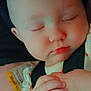 adorable, baby, butterfly_filter, car_seat, child, clasped_hands, closeup, cute, expression, face, hands, head, infant, peaceful, pink_butterflies, portrait, resting, sleeping, soft_lighting, young