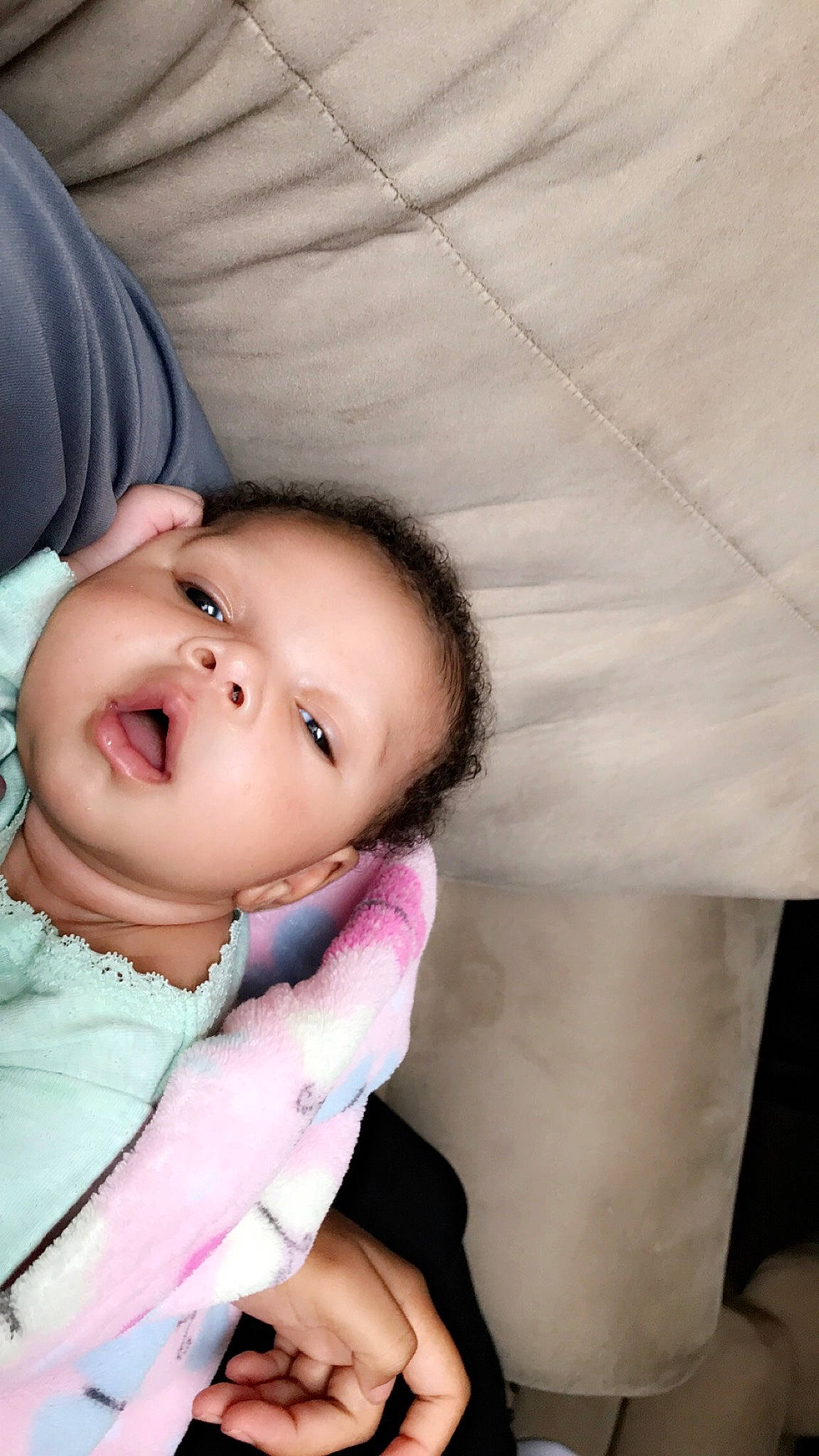 Mireya is registered to the contest to win money with this photo: beauty, cheek, child, eye, finger, fun, girl, hand, happiness, head, headwear, infant, nose, person, pink, portrait_photography, product, skin, smile, toddler