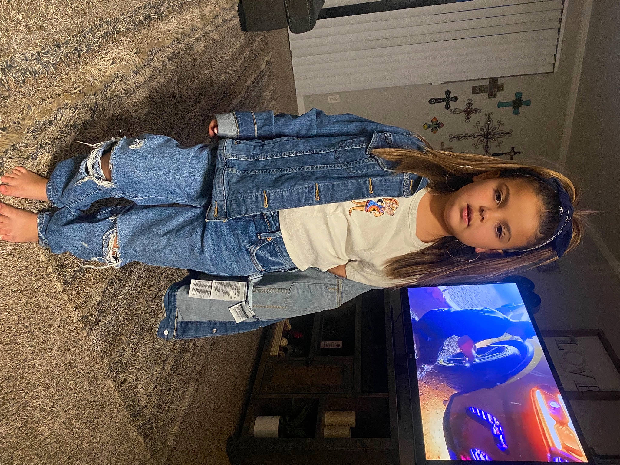 Azalaia joined the competition — help win amazing prizes! boot, comfort, denim, display_device, electric_blue, flash_photography, flat_panel_display, fun, gadget, human_leg, jeans, led_backlit_lcd_display, machine, multimedia, person, room, sitting, space, street_fashion, television_set