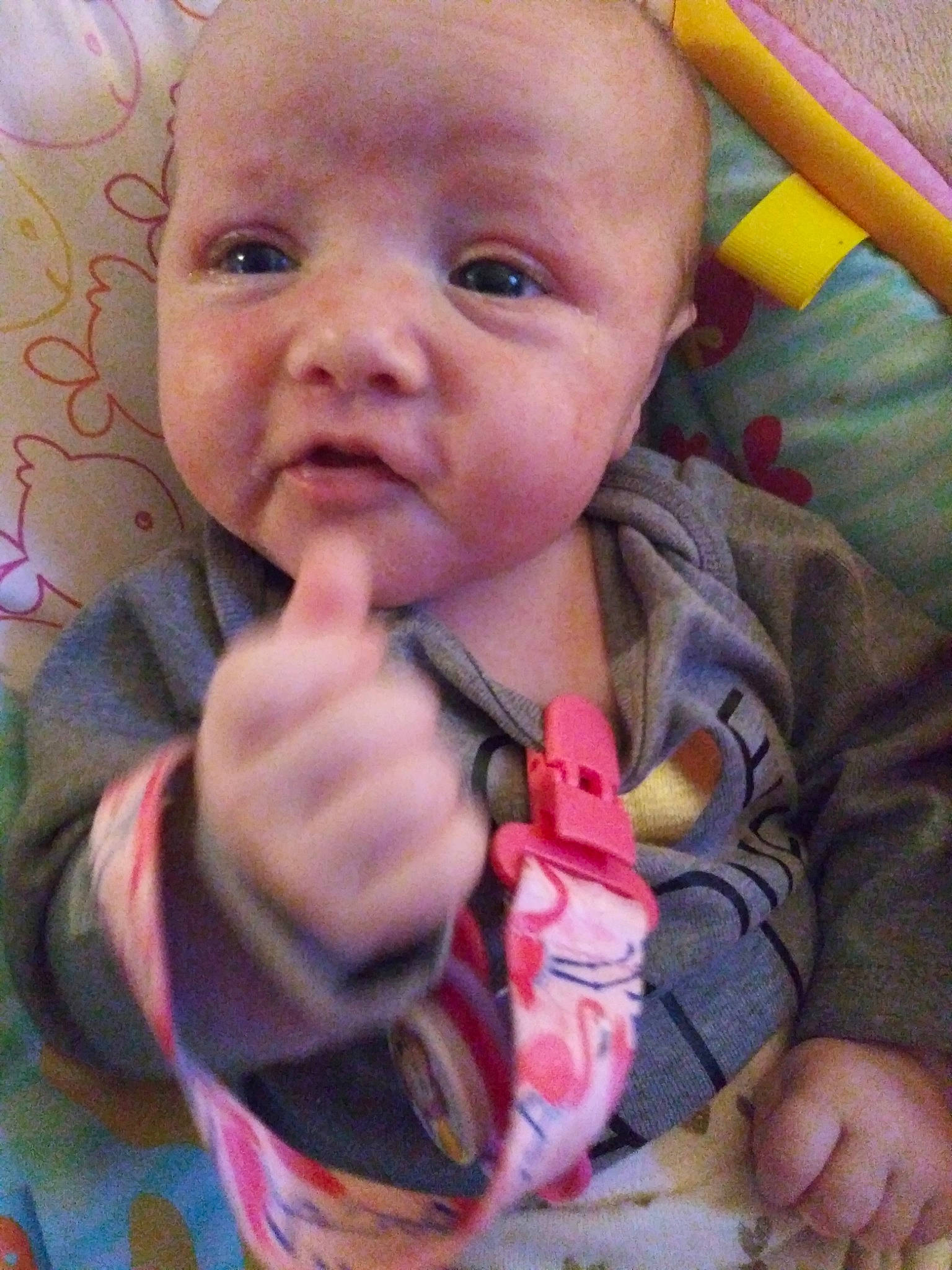 Lola joined the competition — help win amazing prizes! baby, baby_products, cheek, child, eye, face, finger, forehead, head, lip, mouth, nose, person, play, product, skin, smile, thumb, toddler