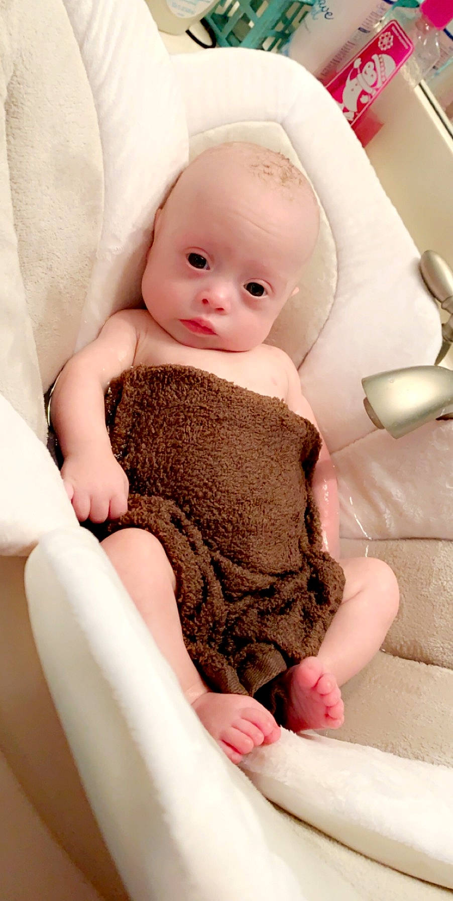 Kaisyn joined the competition — help win amazing prizes! baby, baby_products, cheek, child, finger, leg, person, pink, product, skin, toddler