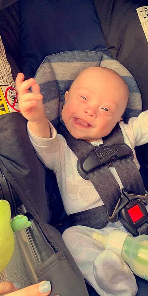 Kaisyn joined the competition — help win amazing prizes! baby, baby_carriage, baby_in_car_seat, baby_products, car_seat, cheek, child, person, product, seat_belt, skin, sleep, smile, toddler