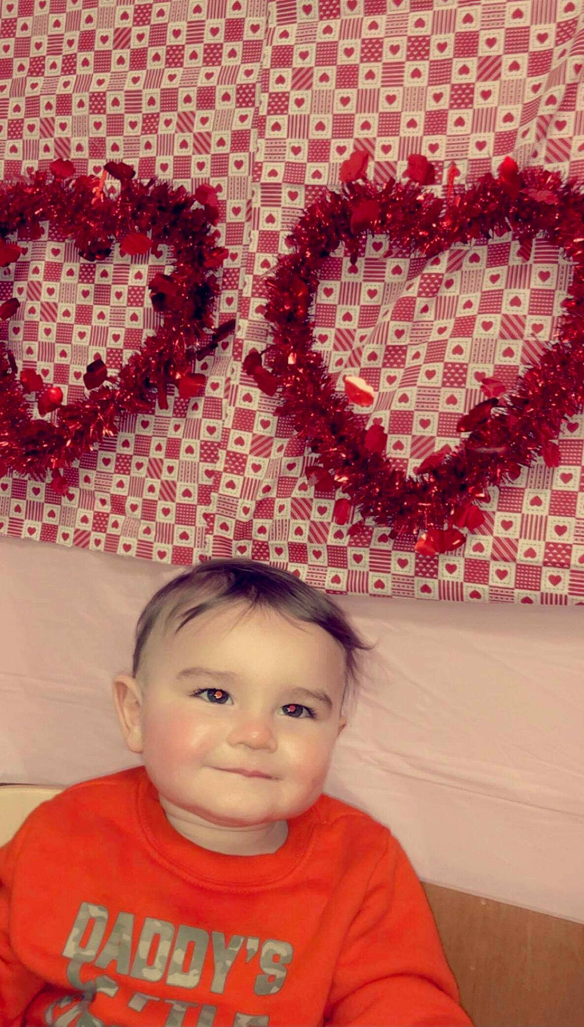 Kaden joined the competition — help win amazing prizes! chin, eyewear, facial_expression, fun, hair, hairstyle, happy, head, human, joy, lip, mouth, orange, organ, person, photograph, pink, red, sunglasses, textile