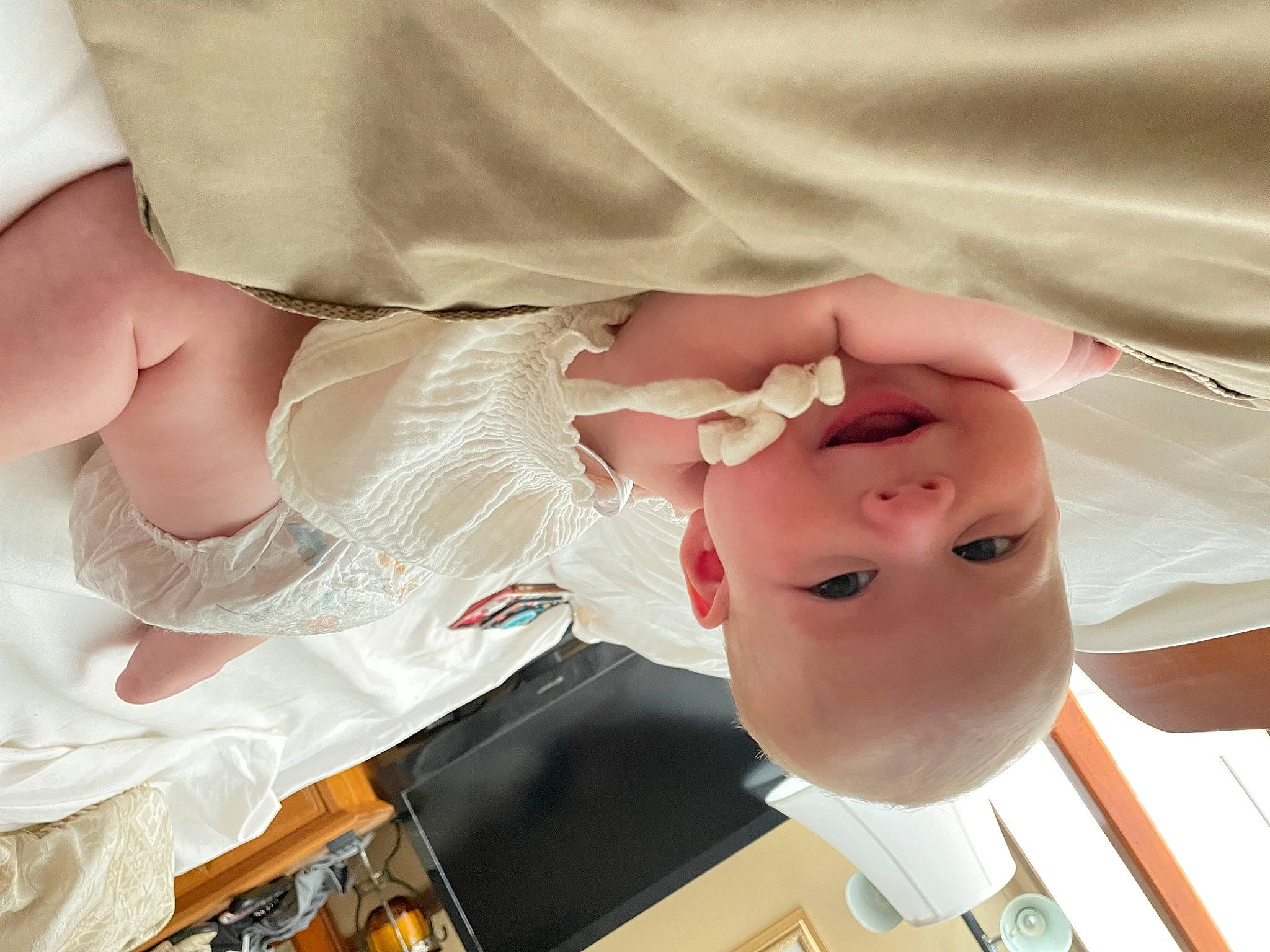 Annamarie joined the competition — help win amazing prizes! abdomen, baby_toddler_clothing, chest, child, dress, eyelash, fashion_accessory, finger, foot, gesture, hat, human_body, human_leg, leg, nail, peach, person, sleeve, thigh, thumb