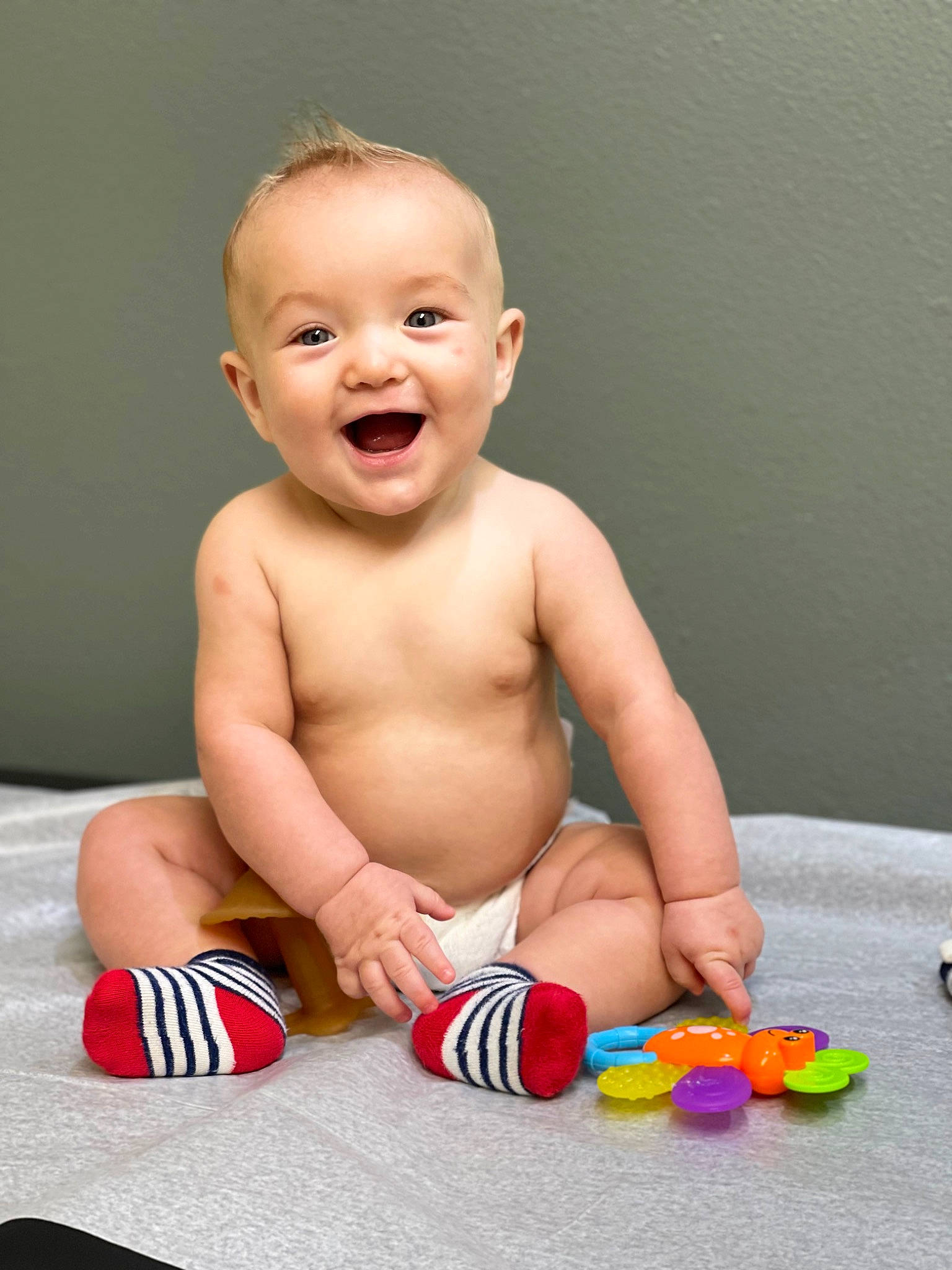 Kian joined the competition — help win amazing prizes! arm, baby, baby_playing_with_toys, baby_products, baby_toddler_clothing, cheek, chest, child, finger, fun, happy, human_leg, joy, nail, person, sitting, smile, stomach, thumb, toddler