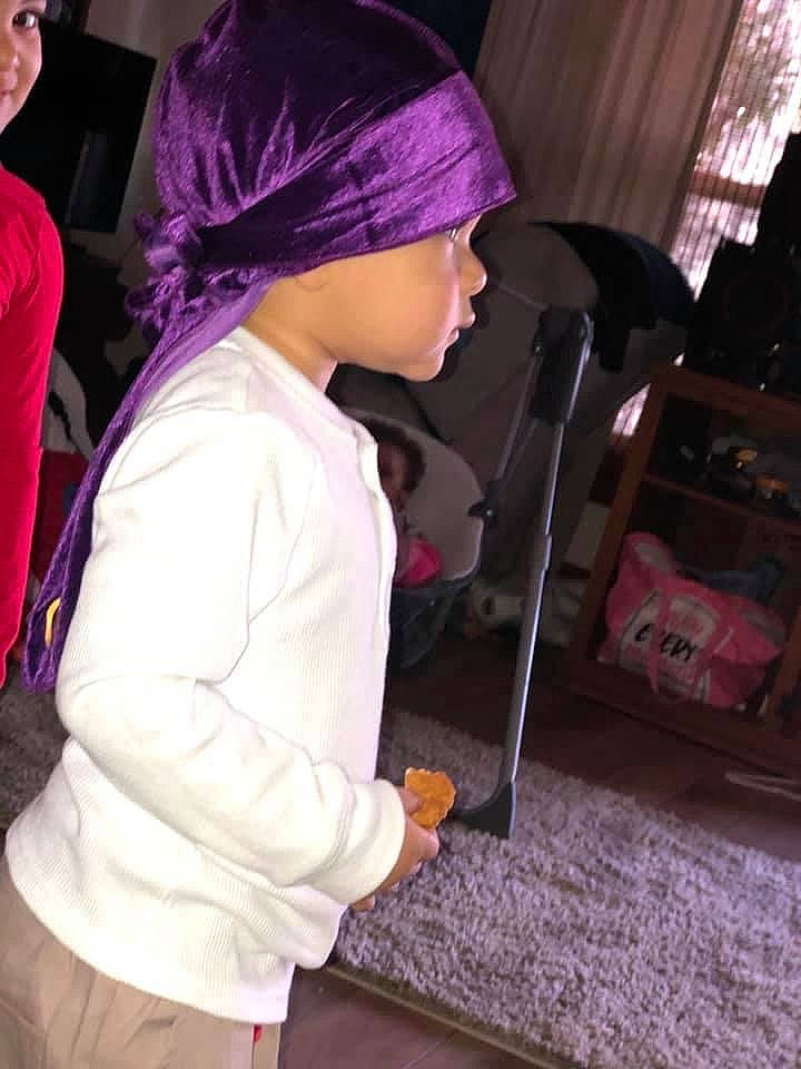 Kyngston joined the competition — help win amazing prizes! baby, baby_toddler_clothing, bag, cap, child, comfort, fashion_accessory, flooring, fun, headgear, headwear, hood, hoodie, luggage_and_bags, magenta, outerwear, person, pink, purple, room