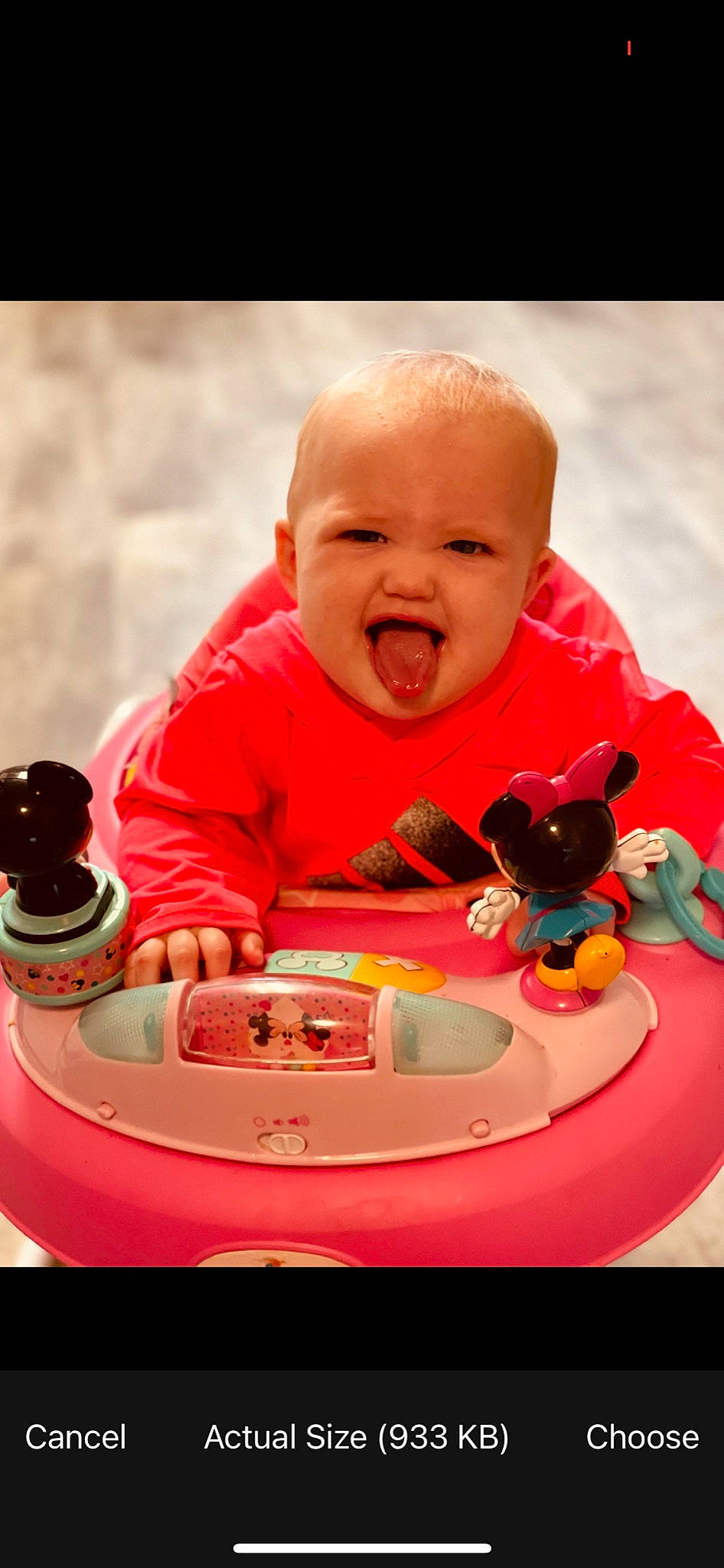 Harmony Rose joined the competition — help win amazing prizes! baby, baby_playing_with_toys, baby_products, baby_toddler_clothing, baby_toys, cheek, child, facial_expression, fun, happy, orange, person, pink, product, recreation, sitting, skin, sleeve, smile, toddler