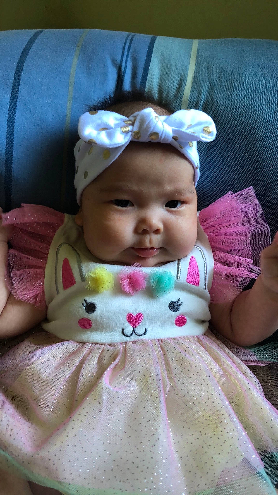 Callie joined the competition — help win amazing prizes! baby, baby_products, baby_toddler_clothing, cheek, child, hair_accessory, head, headwear, lip, person, pink, product, skin, toddler