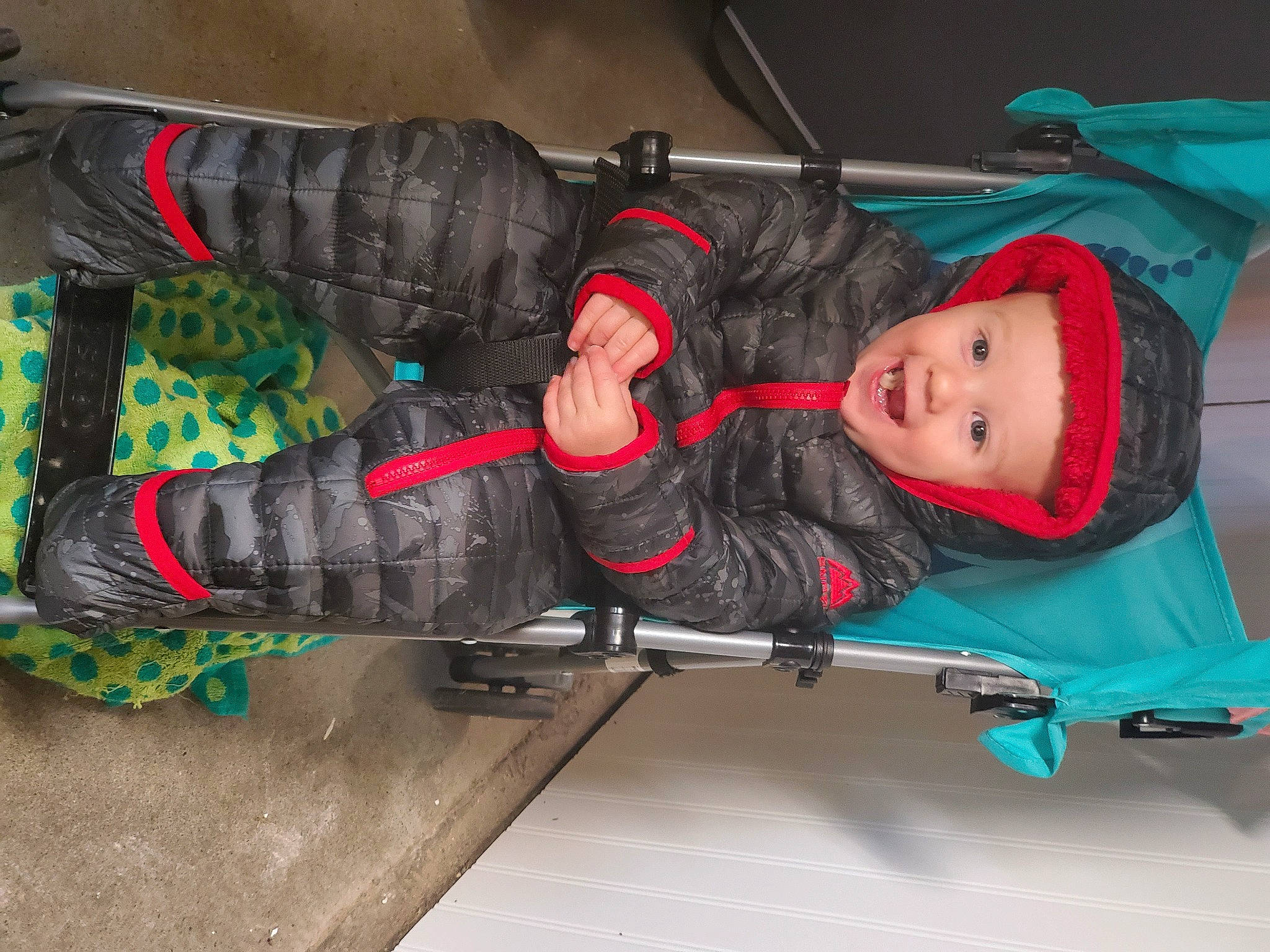 Dustin Jr. joined the competition — help win amazing prizes! headwear, person