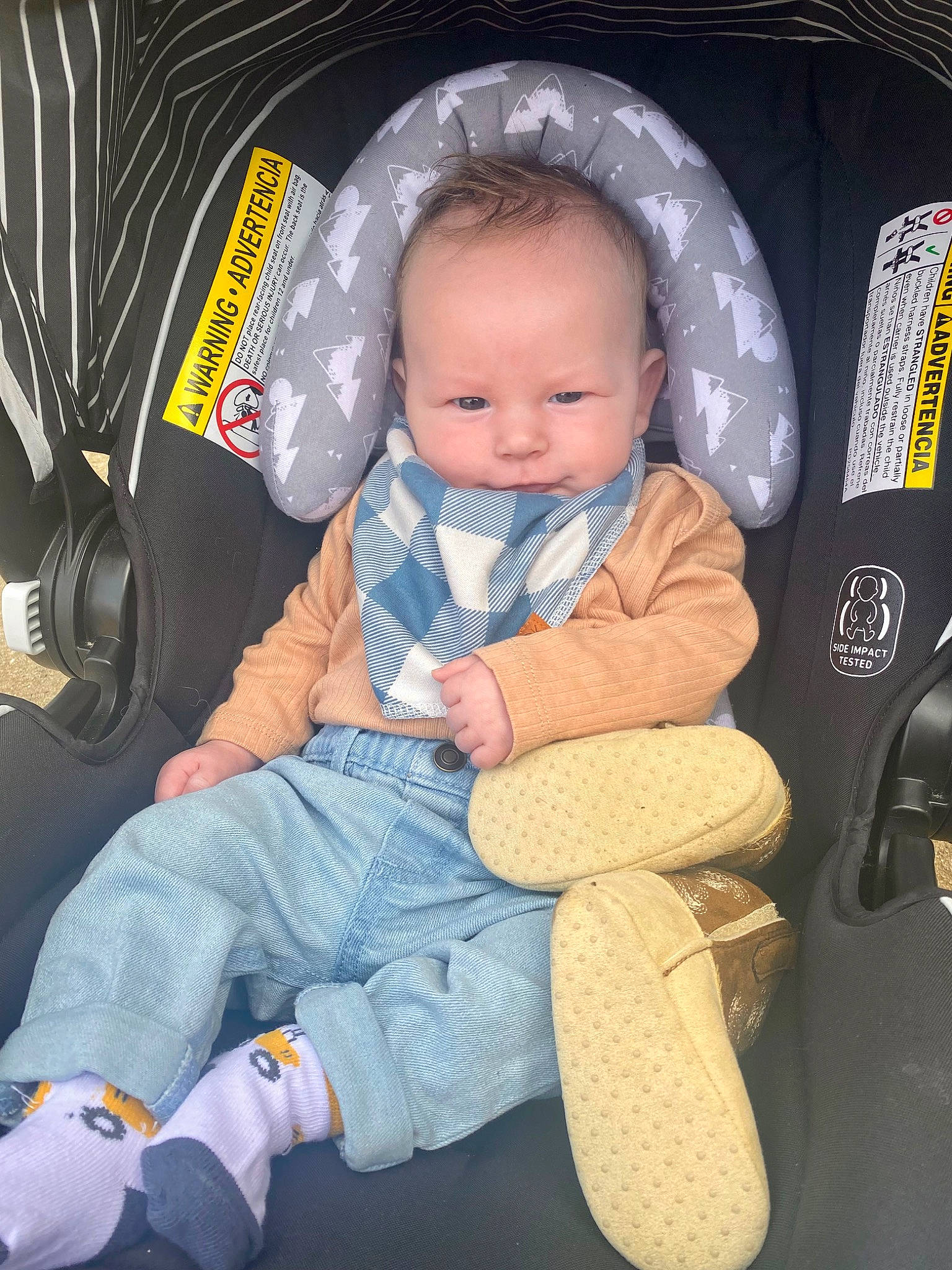 Masyn joined the competition — help win amazing prizes! auto_part, baby, baby_carriage, baby_in_car_seat, baby_products, baby_safety, baby_toddler_clothing, bag, car_seat, cheek, child, comfort, fun, infant_bed, lap, person, product, sitting, sneakers, toddler