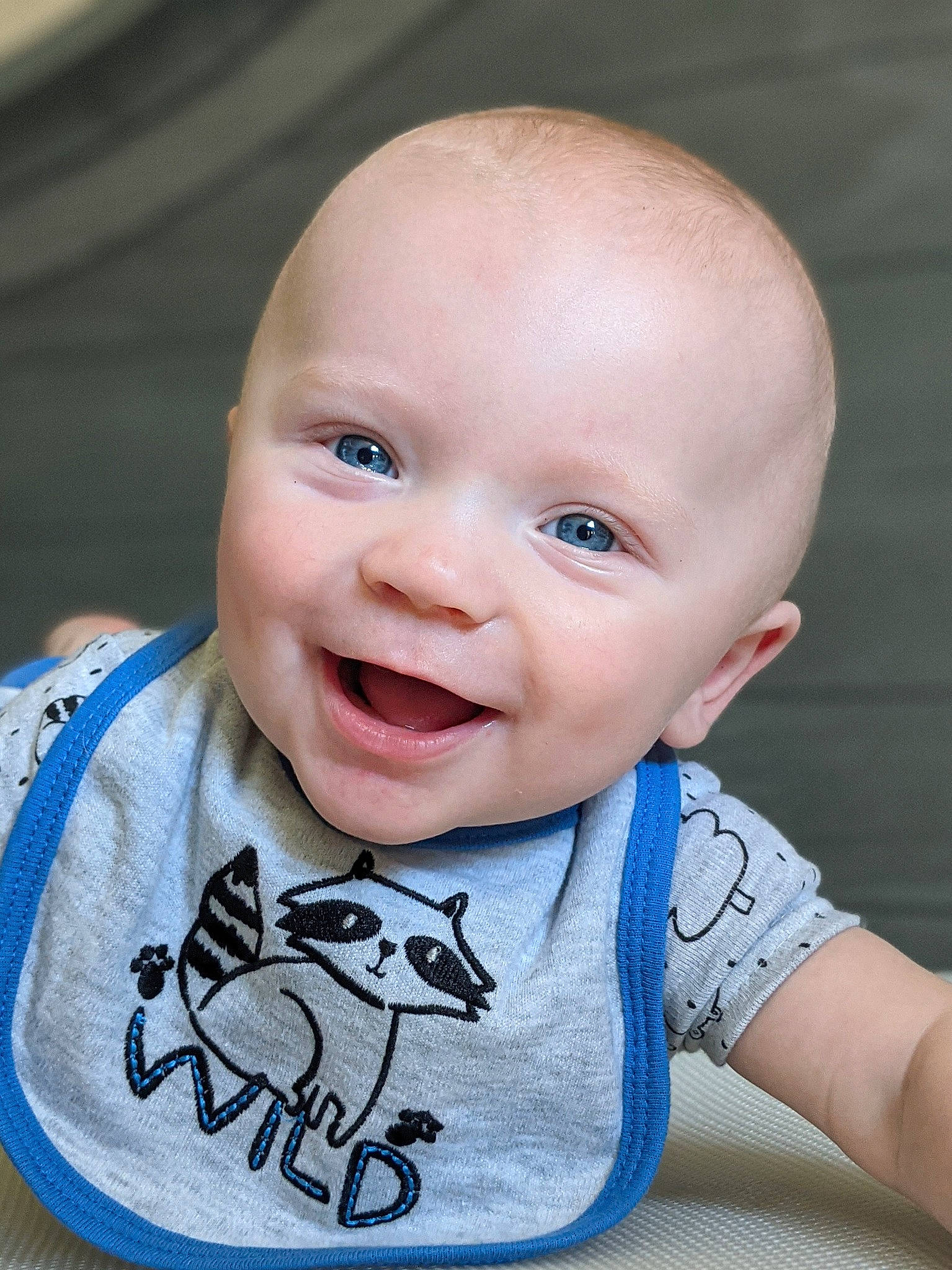 Landen joined the competition — help win amazing prizes! arm, azure, baby, baby_toddler_clothing, cheek, chin, clothing, eye, eyebrow, face, facial_expression, human_body, mouth, neck, nose, organ, person, product, skin, sleeve