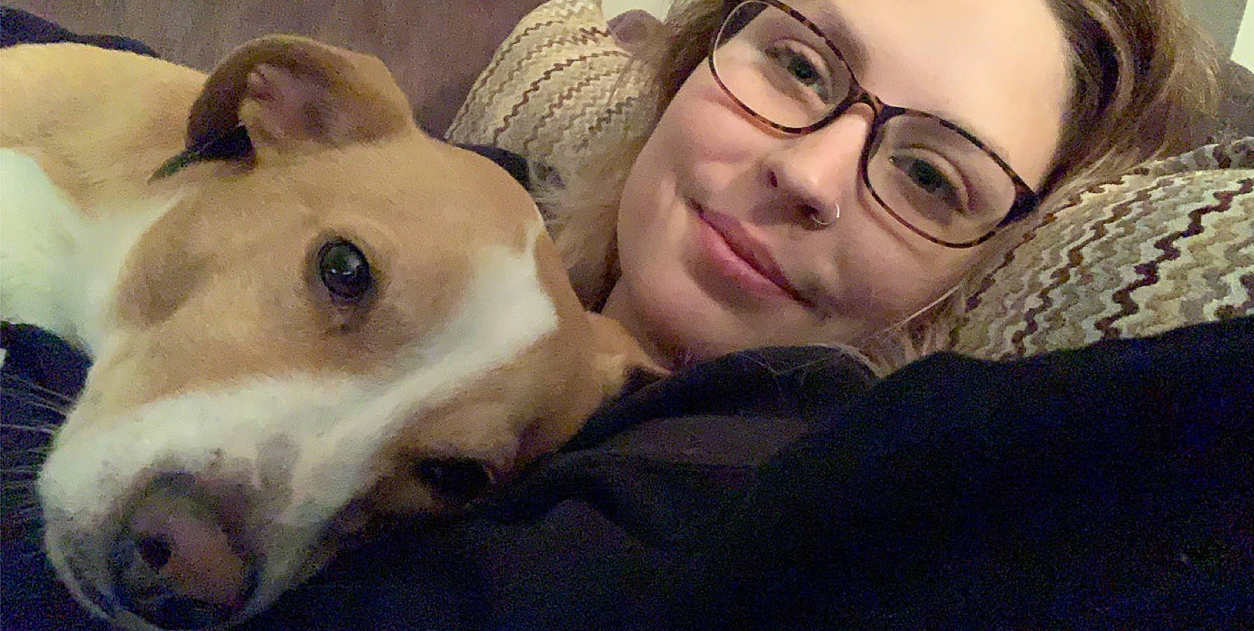 Besnik joined the competition — help win amazing prizes! carnivore, comfort, dog, dog_breed, ear, eye, eyebrow, eyewear, fawn, gesture, glasses, happy, head, interaction, jaw, mouth, nose, skin, smile, vision_care