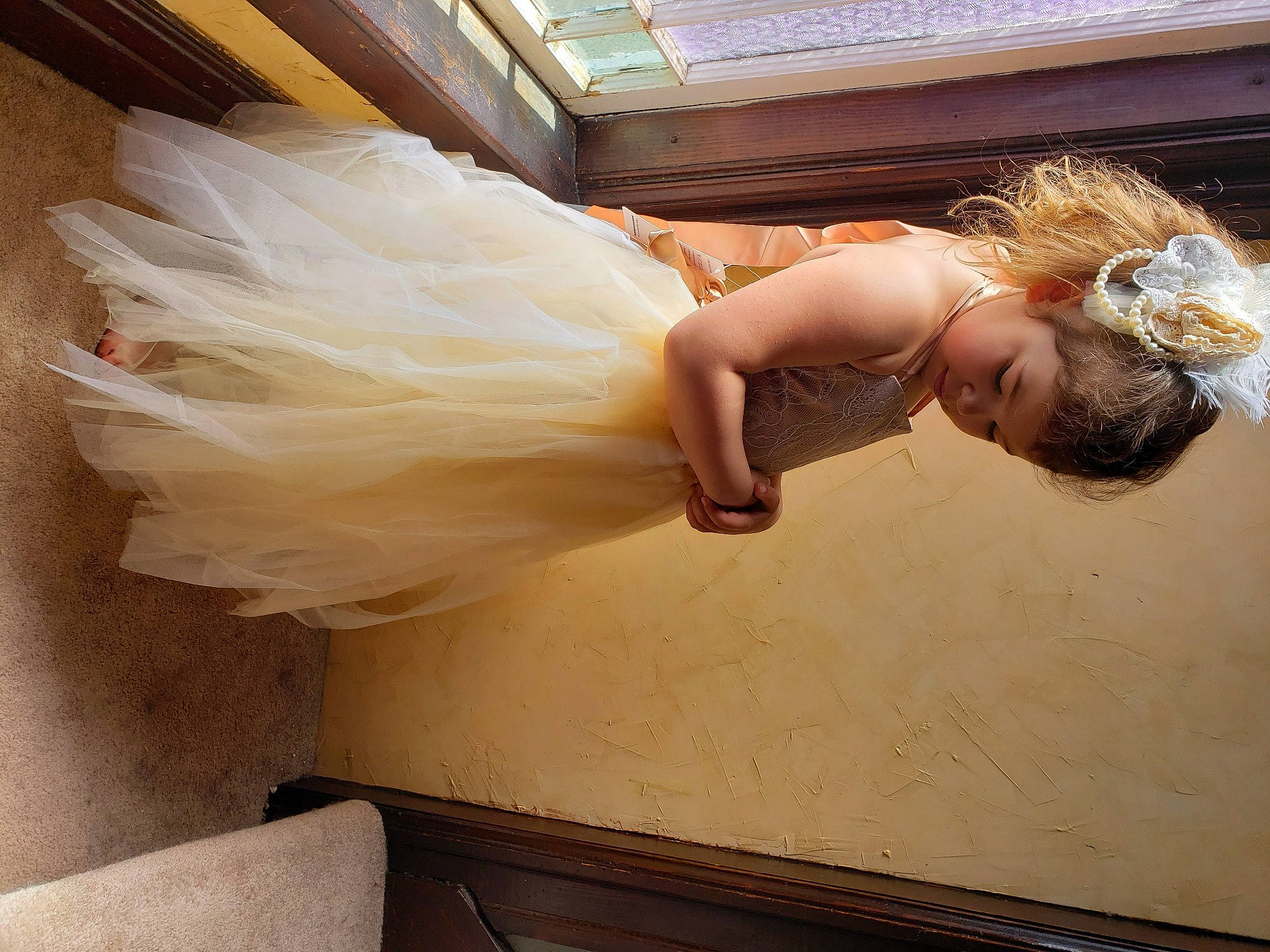 Audrianna joined the competition — help win amazing prizes! back, bridal_accessory, bridal_clothing, dress, elbow, fashion_accessory, fashion_design, flooring, fur, hardwood, head, human_body, human_leg, long_hair, person, room, shoulder, thigh, waist, window