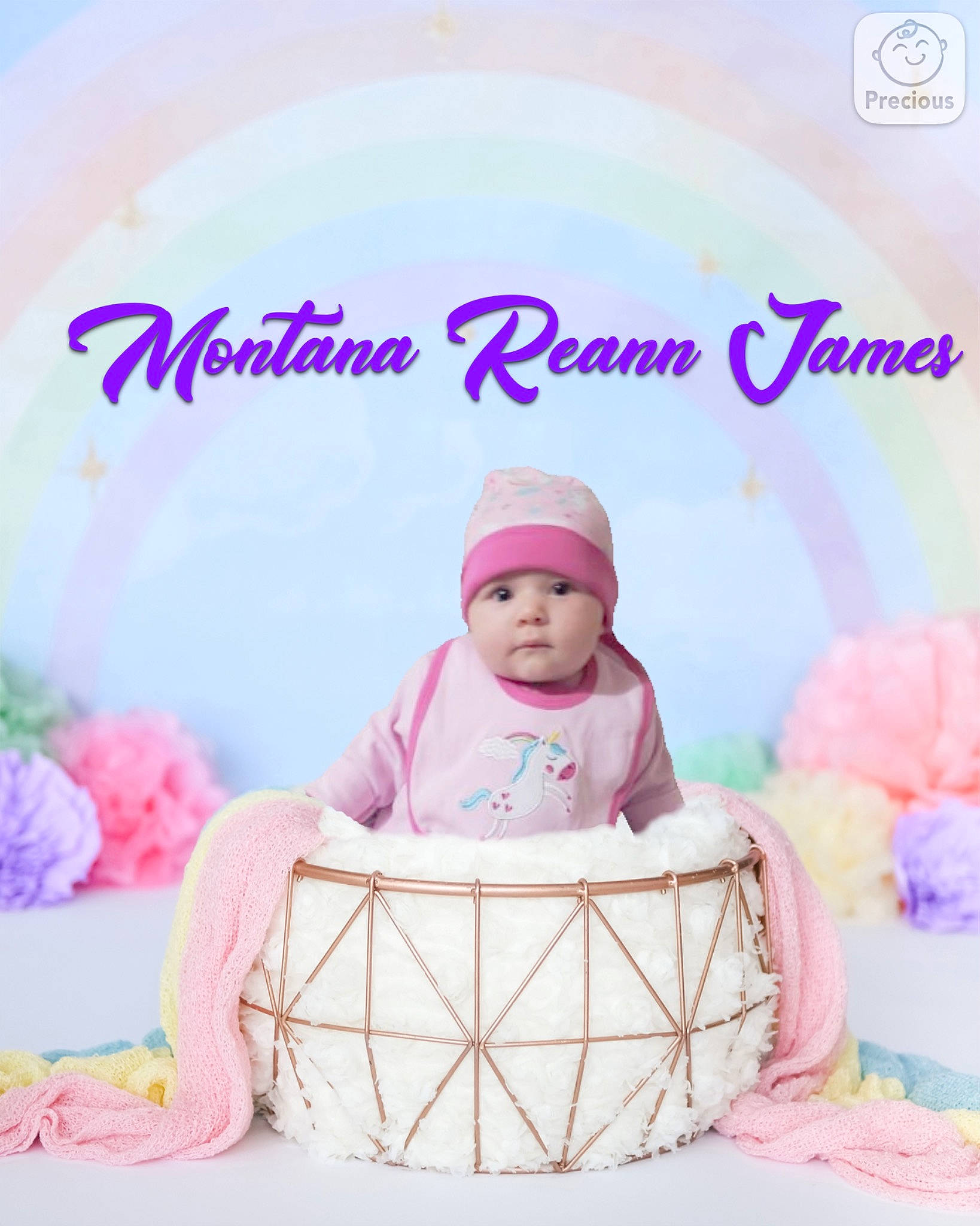 Montana joined the competition — help win amazing prizes! baby, baby_products, baby_toddler_clothing, cap, child, comfort, event, font, happy, hat, headwear, magenta, morning, peach, person, pink, product, purple, sitting, sleeve
