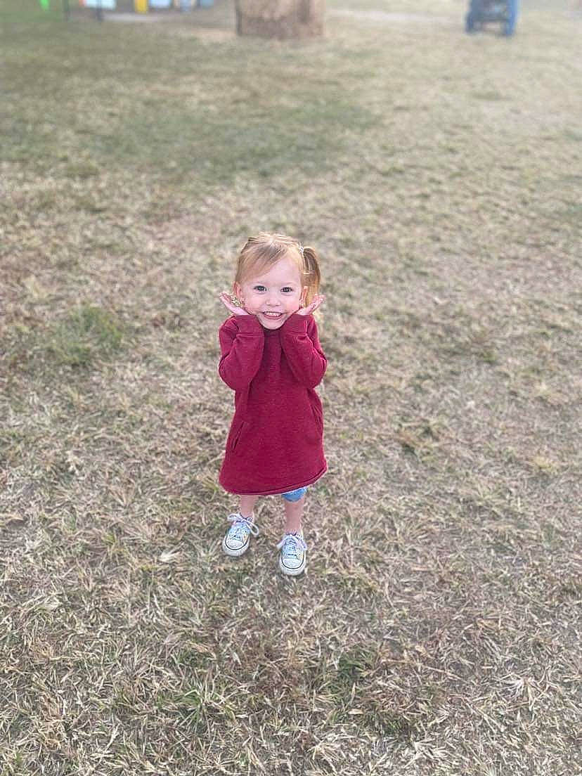 Dahlia joined the competition — help win amazing prizes! asphalt, baby, baby_toddler_clothing, child, fun, grass, grass_family, grassland, happy, joy, landscape, lawn, people_in_nature, person, plant, prairie, recreation, road_surface, sitting, soil