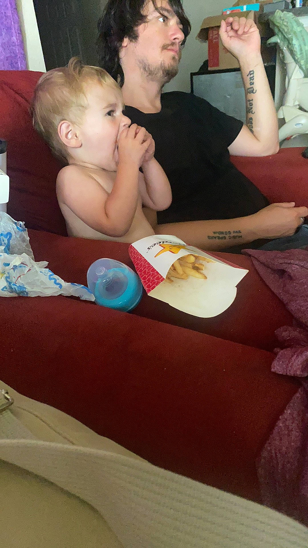 Raiden joined the competition — help win amazing prizes! baby, baby_products, child, comfort, drinkware, event, finger, fun, hairstyle, happy, human_leg, lap, leisure, person, sitting, skin, t_shirt, thigh, thumb, toddler