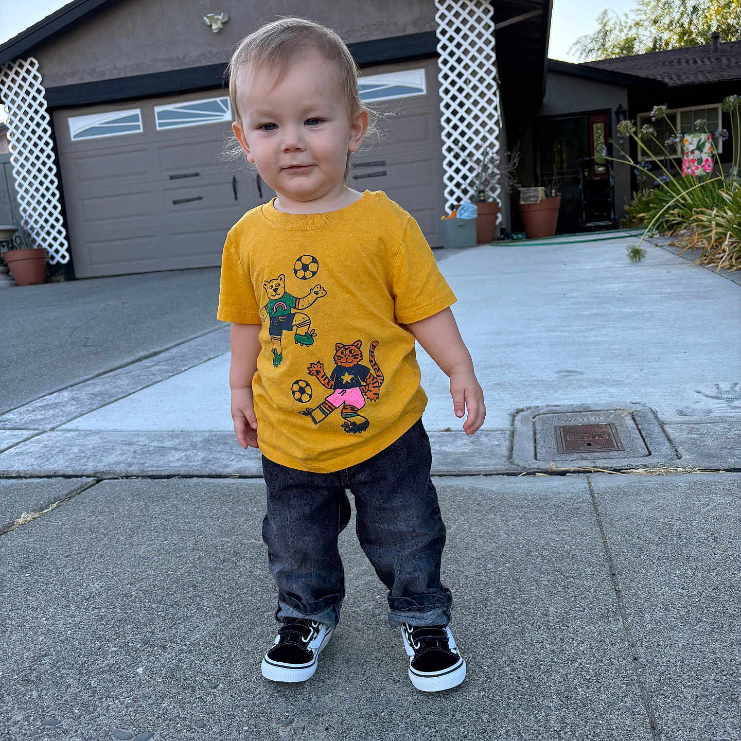 Phoenix joined the competition — help win amazing prizes! boy, child, city, clothing, face, footwear, head, jeans, male, pants, path, person, photography, portrait, road, shoe, standing, street, t_shirt, urban