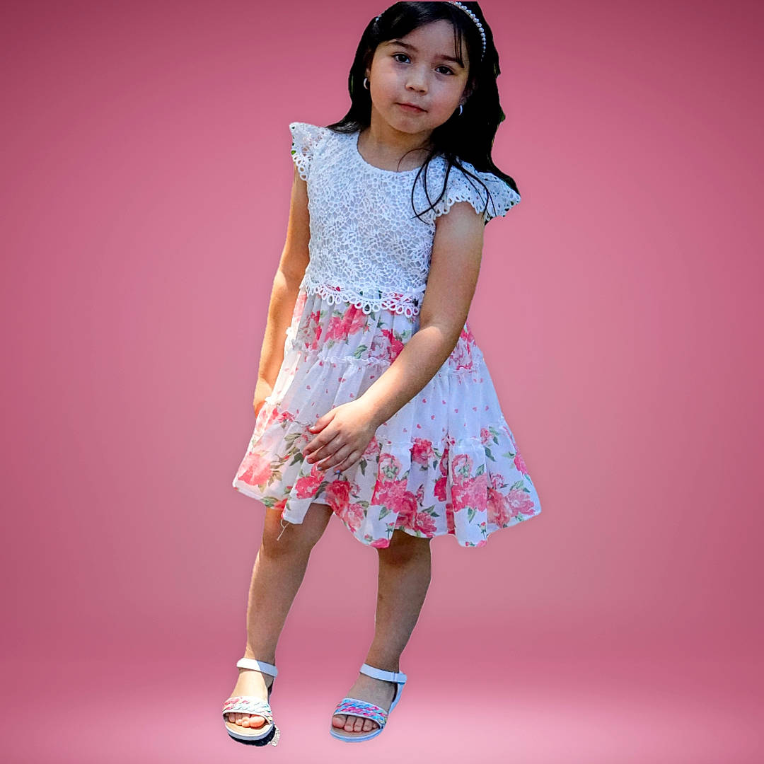 Valeria Rodriguez joined the competition — help win amazing prizes! arm, baby_toddler_clothing, day_dress, dress, face, fashion_design, hair, hand, happy, head, leg, magenta, neck, one_piece_garment, person, pink, shoulder, skin, sleeve, thigh