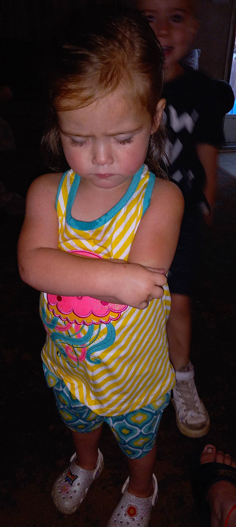 Karma joined the competition — help win amazing prizes! baby_toddler_clothing, black, cheek, chin, eye, face, finger, fun, hair, hairstyle, happy, head, iris, joint, organ, person, pink, skin, sleeve, smile