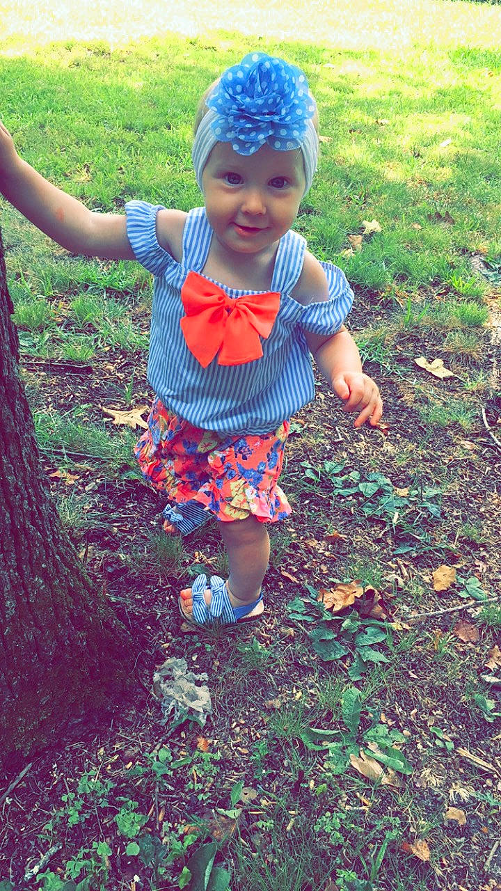 Islah is registered to the contest to win money with this photo: adaptation, child, fun, grass, headwear, joy, leaf, person, plant, play, smile, toddler, tree