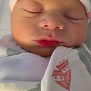 Glen Mateo joined the competition — help win amazing prizes! newborn, baby, sleeping, blanket, hat, infant, face, peaceful, soft_light, wrapped, closeup, child, cute, indoors, portrait, skin, headwear, cozy, resting, calm