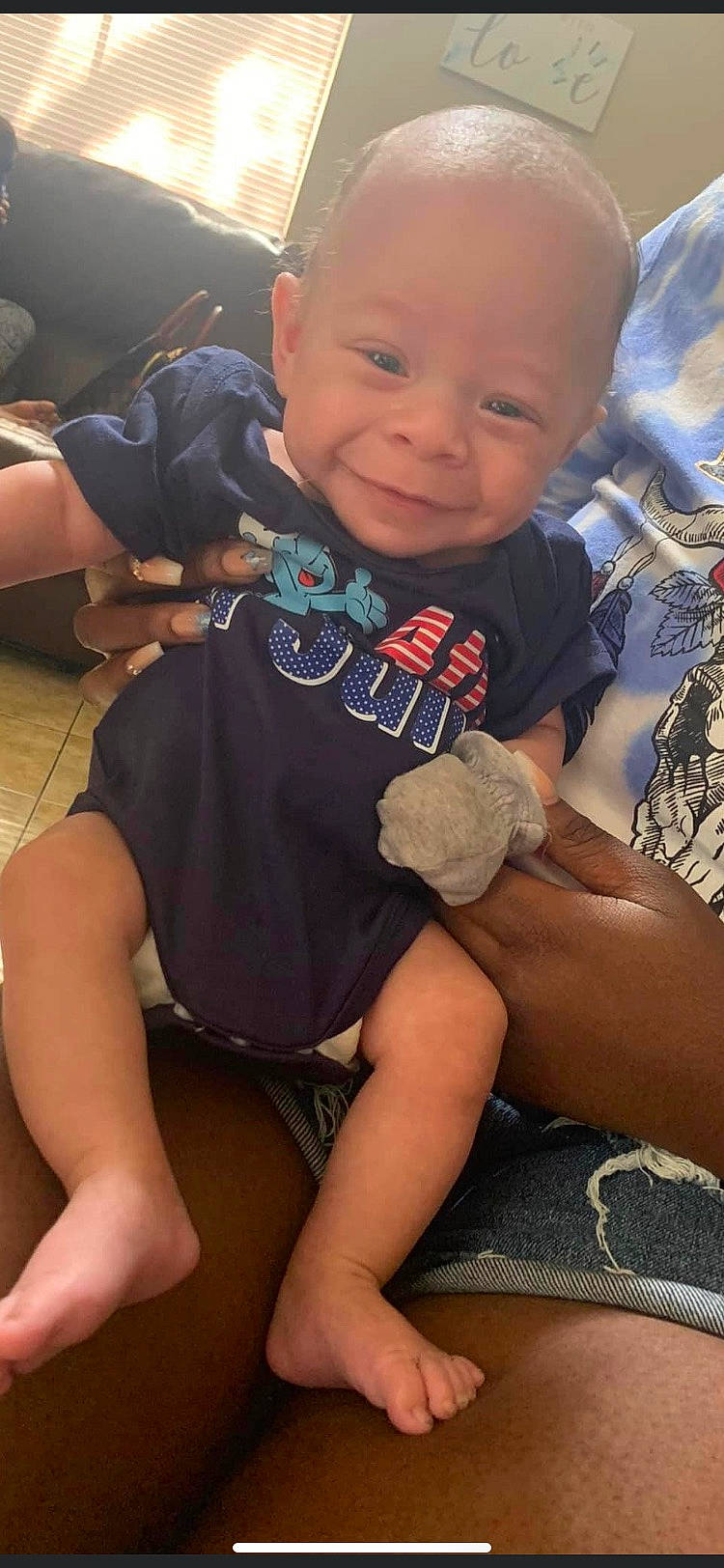 Malakai joined the competition — help win amazing prizes! baby, baby_toddler_clothing, child, eye, finger, fun, happy, iris, joint, lap, leg, mouth, muscle, organ, person, skin, smile, summer, thigh, thumb