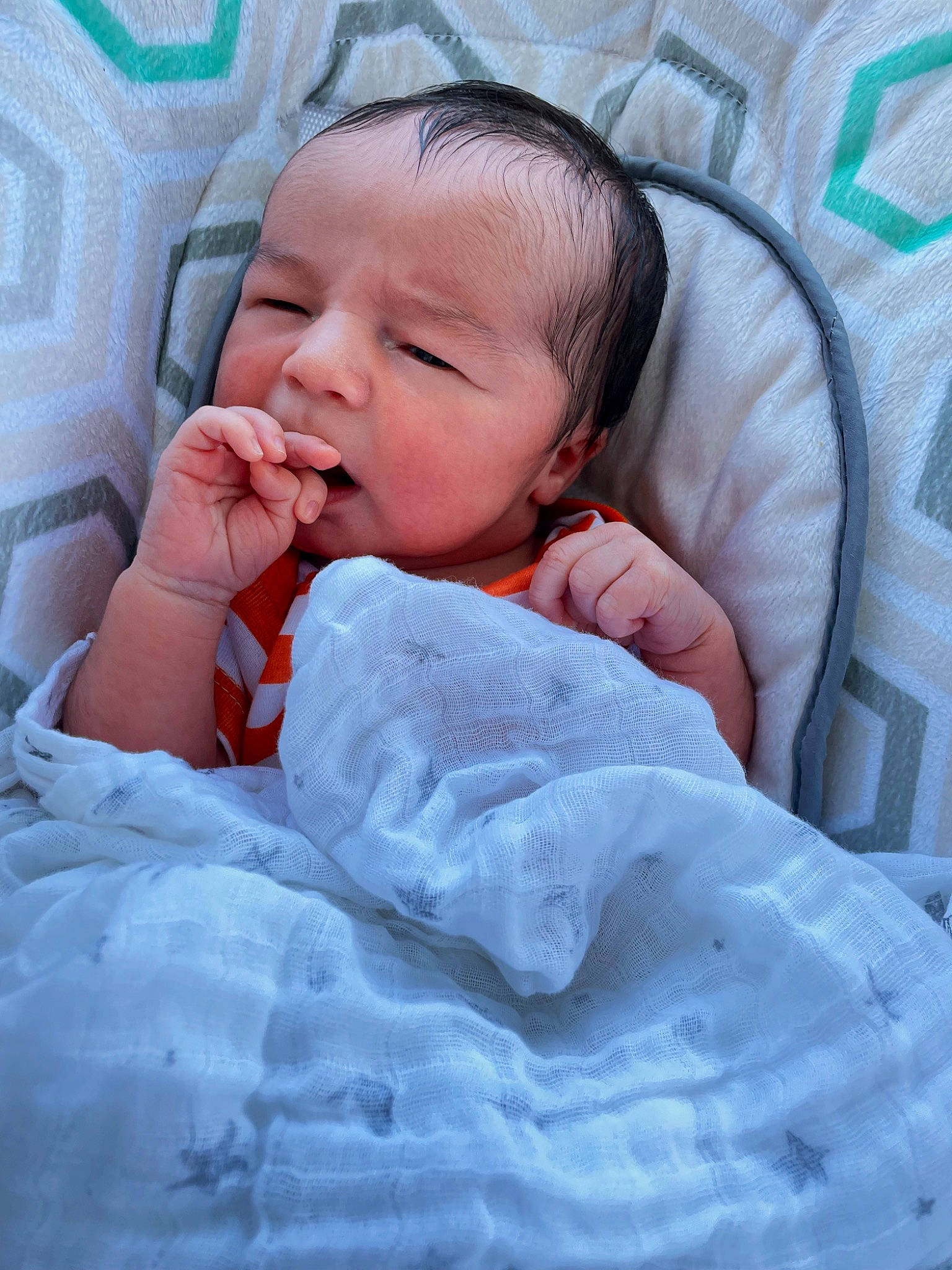 Enoch joined the competition — help win amazing prizes! arm, baby, baby_sleeping, baby_toddler_clothing, cheek, comfort, ear, eye, eyelash, facial_expression, finger, gesture, happy, human_body, lip, mouth, nose, person, skin, sleeve