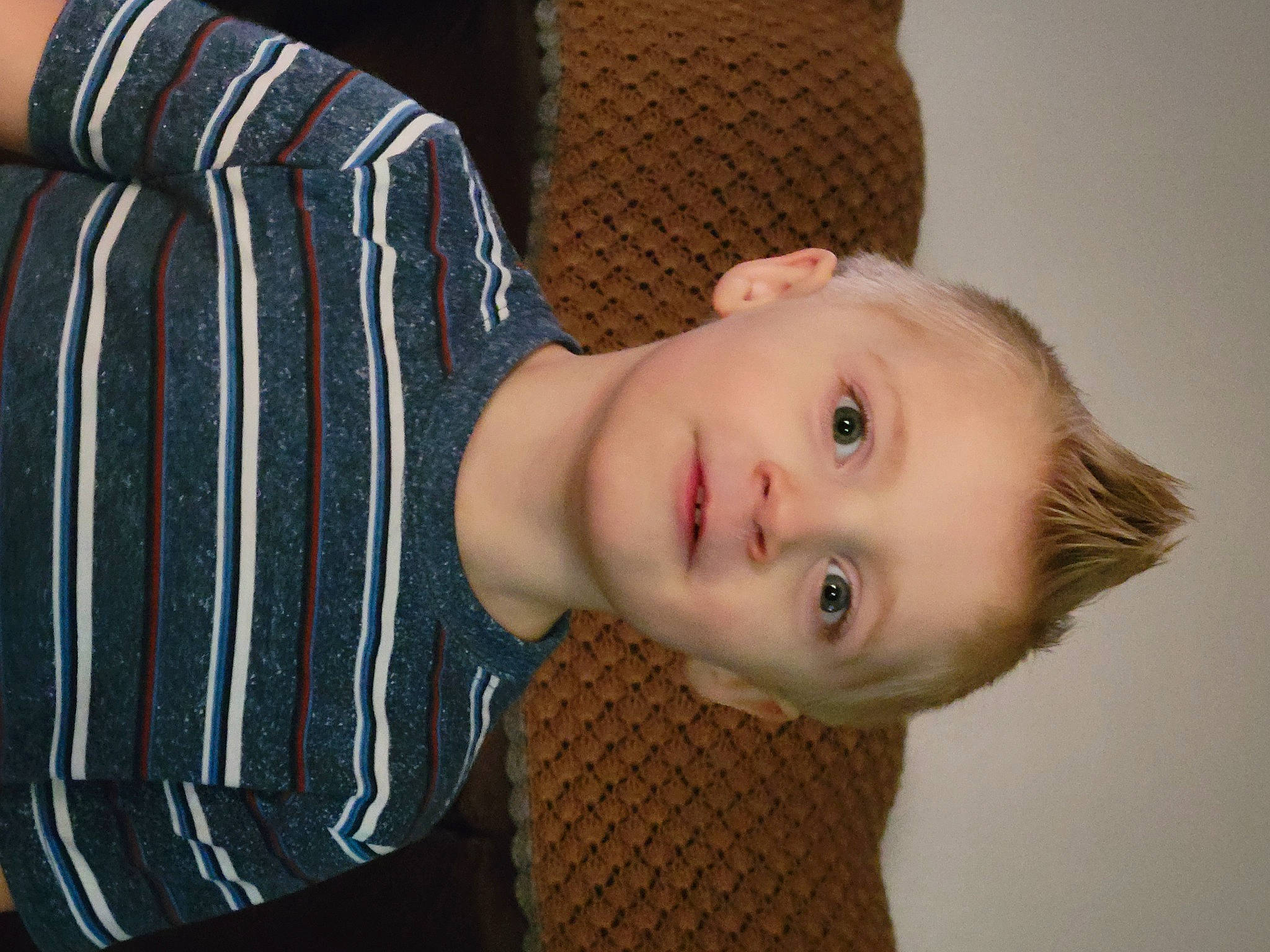 Clayton joined the competition — help win amazing prizes! cheek, child, chin, elbow, eye, eyelash, facial_expression, fun, hairstyle, human_body, iris, lip, mouth, neck, nose, person, plaid, skin, sleeve, toddler