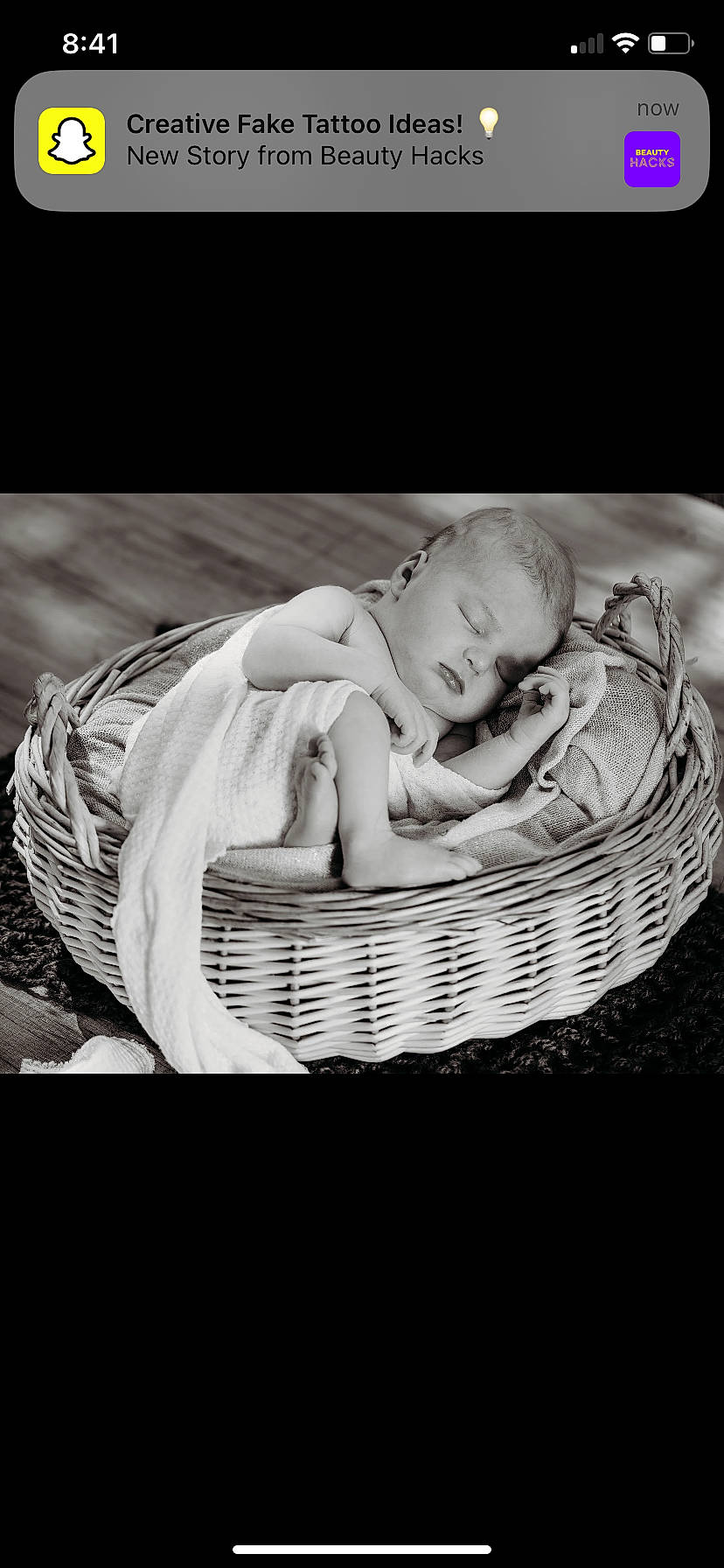 Saige is registered to the contest to win money with this photo: arm, baby, baby_products, baby_sleeping, basket, child, comfort, flash_photography, grass, happy, head, infant_bed, linens, monochrome, monochrome_photography, person, portrait_photography, sitting, still_life_photography, toddler