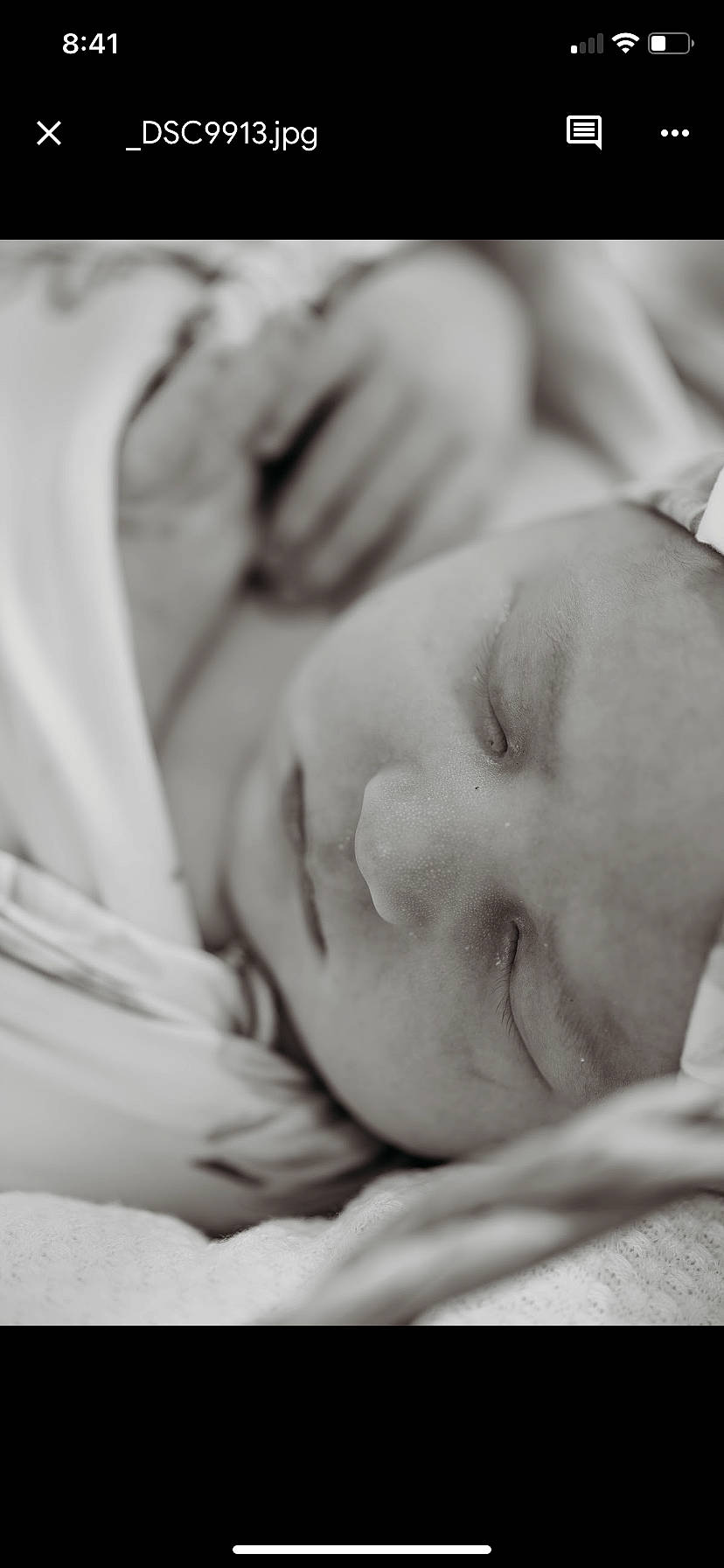 Saige is registered to the contest to win money with this photo: baby, baby_sleeping, bedtime, comfort, ear, eye, eyebrow, face, gesture, hair, happy, head, human_body, iris, linens, monochrome, monochrome_photography, nap, person, toddler