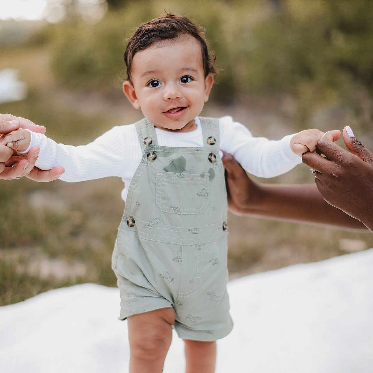 Cayson is registered to the contest to win money with this photo: baby, bodypart, clothing, dress, face, finger, hand, happy, head, jeans, longsleeve, mouth, pants, person, photography, portrait, shirt, shorts, sleeve, smile