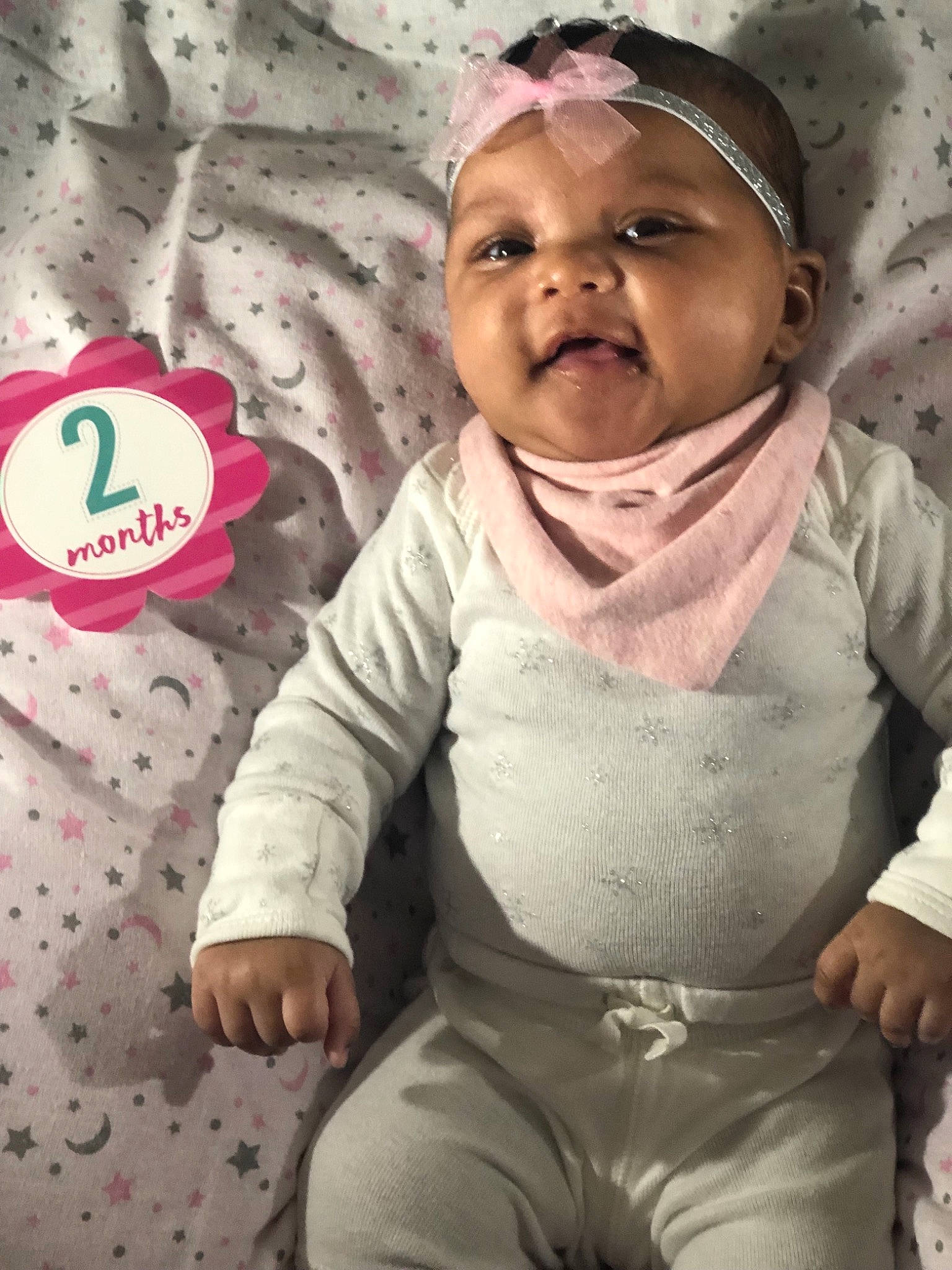 Emmarie is registered to the contest to win money with this photo: baby, cheek, child, happy, person, pink, smile, toddler