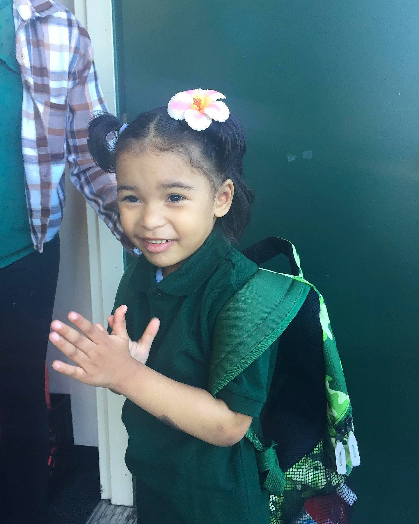 Ripley joined the competition — help win amazing prizes! black_hair, child, cool, electric_blue, fashion_accessory, flash_photography, flower, formal_wear, fun, gesture, hair_accessory, hair_tie, hairstyle, happy, jewellery, joy, pattern, person, personal_protective_equipment, smile