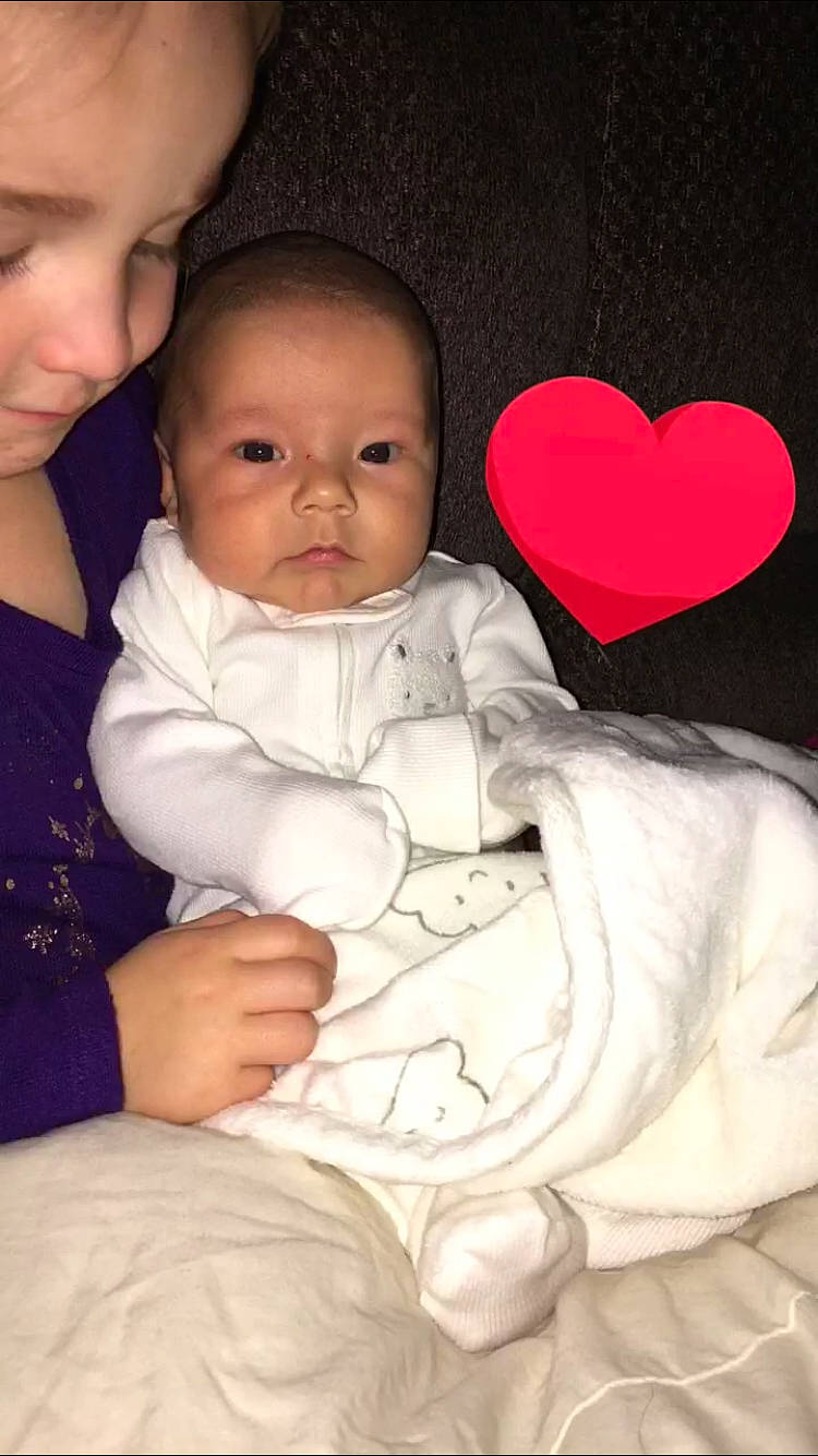 Braxten joined the competition — help win amazing prizes! bedtime, cheek, child, day, girl, infant, love, mother, nose, person, pink, product, skin, sleep, smile, textile, toddler