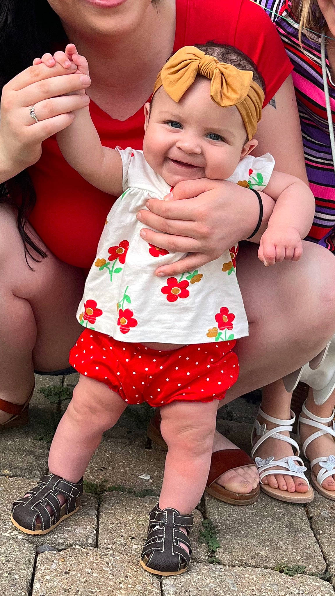 Layana joined the competition — help win amazing prizes! arm, baby, baby_toddler_clothing, cheek, eye, face, facial_expression, footwear, hairstyle, hand, head, headwear, human_body, joint, joy, leg, muscle, organ, person, photograph