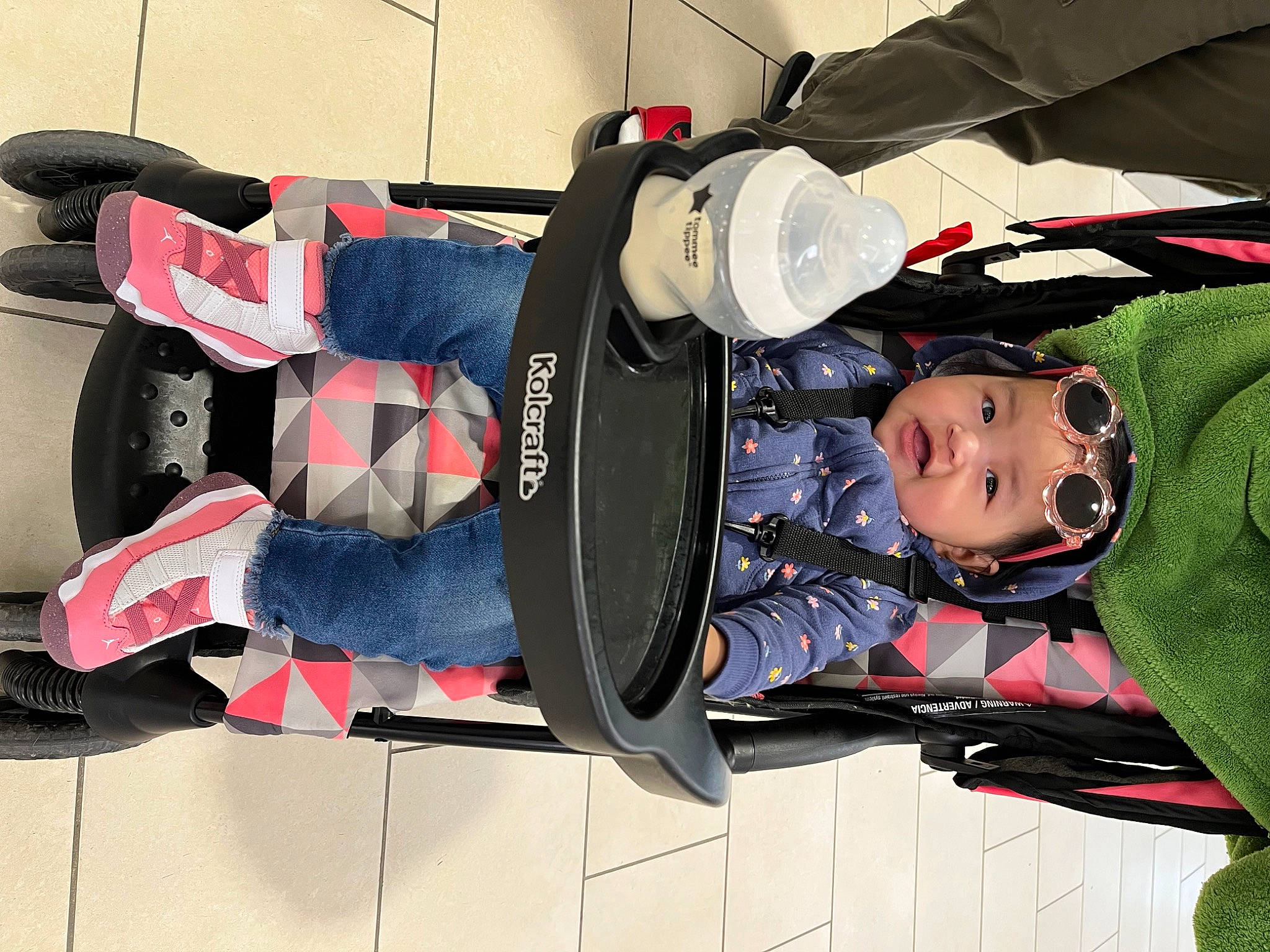 Danica joined the competition — help win amazing prizes! baby, baby_products, carmine, costume, electric_blue, headwear, jacket, person, personal_protective_equipment, sleeve, toddler, toy