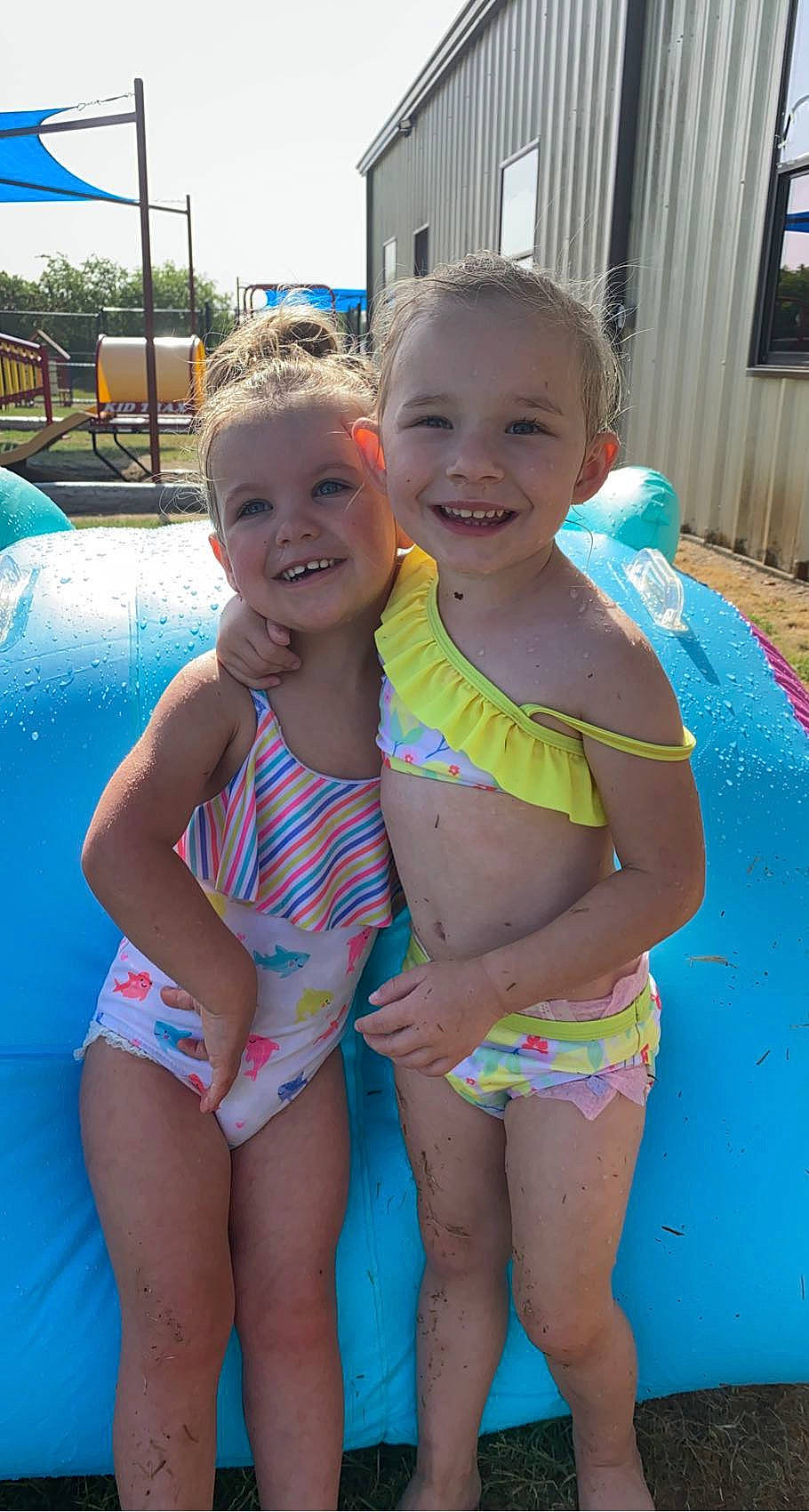 Kinsley is registered to the contest to win money with this photo: blue, brassiere, clothing, face, fun, happy, head, joy, leisure, one_piece_swimsuit, person, skin, sky, smile, summer, swimsuit_bottom, swimsuit_top, swimwear, thigh, undergarment