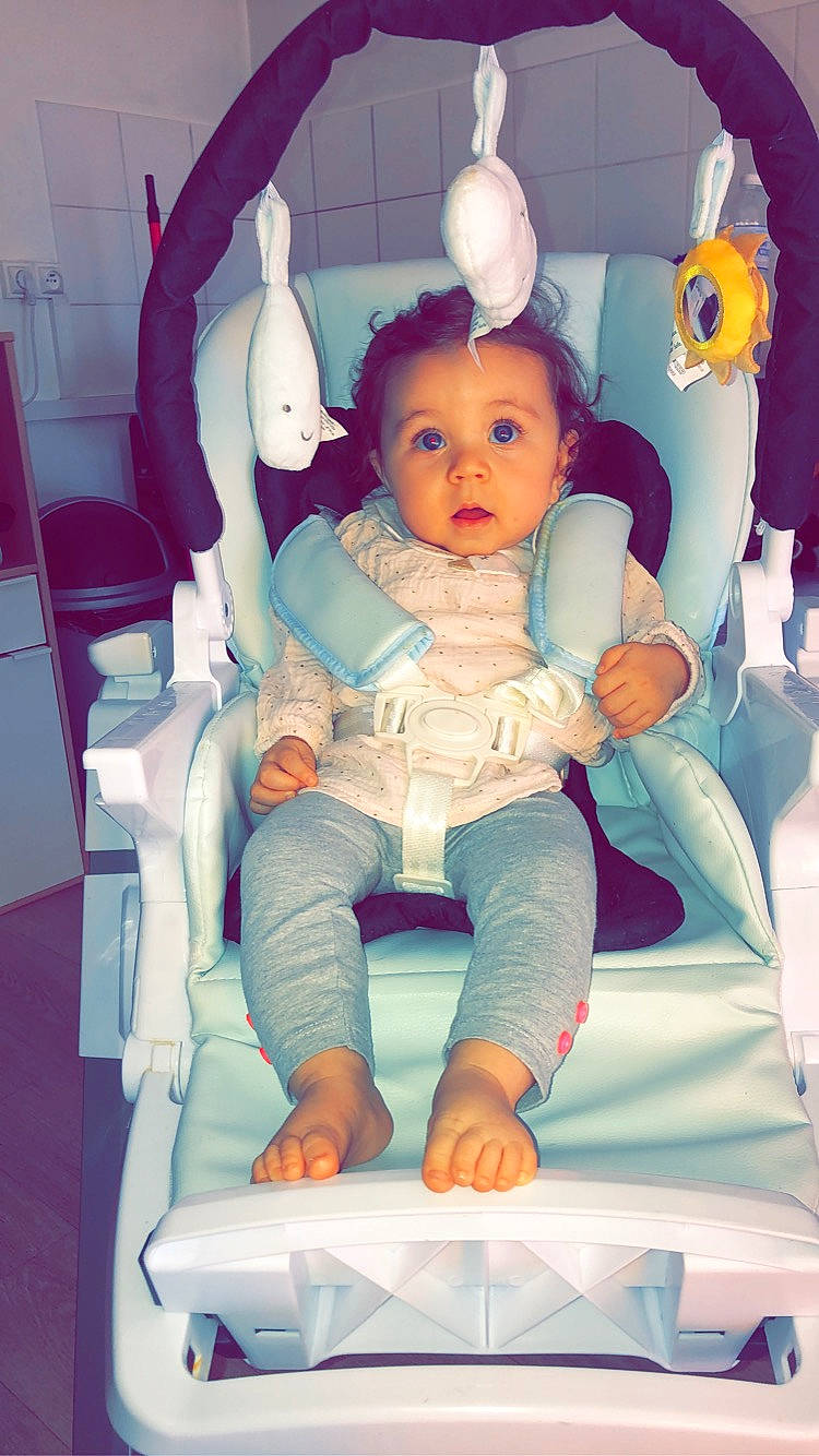 Oksana participe au concours pour gagner de l'argent avec cette photo : baby, baby_products, blue, cheek, child, comfort, hand, human_body, lap, mouth, person, pink, product, purple, sitting, skin, stuffed_toy, surprise, thumb, toddler