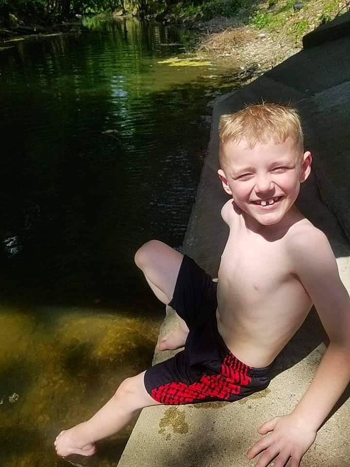 Kaydan joined the competition — help win amazing prizes! arm, chest, child, facial_expression, fun, happy, joy, leg, muscle, person, personal_protective_equipment, photography, play, sitting, smile, sportswear, summer, toddler, vacation, water