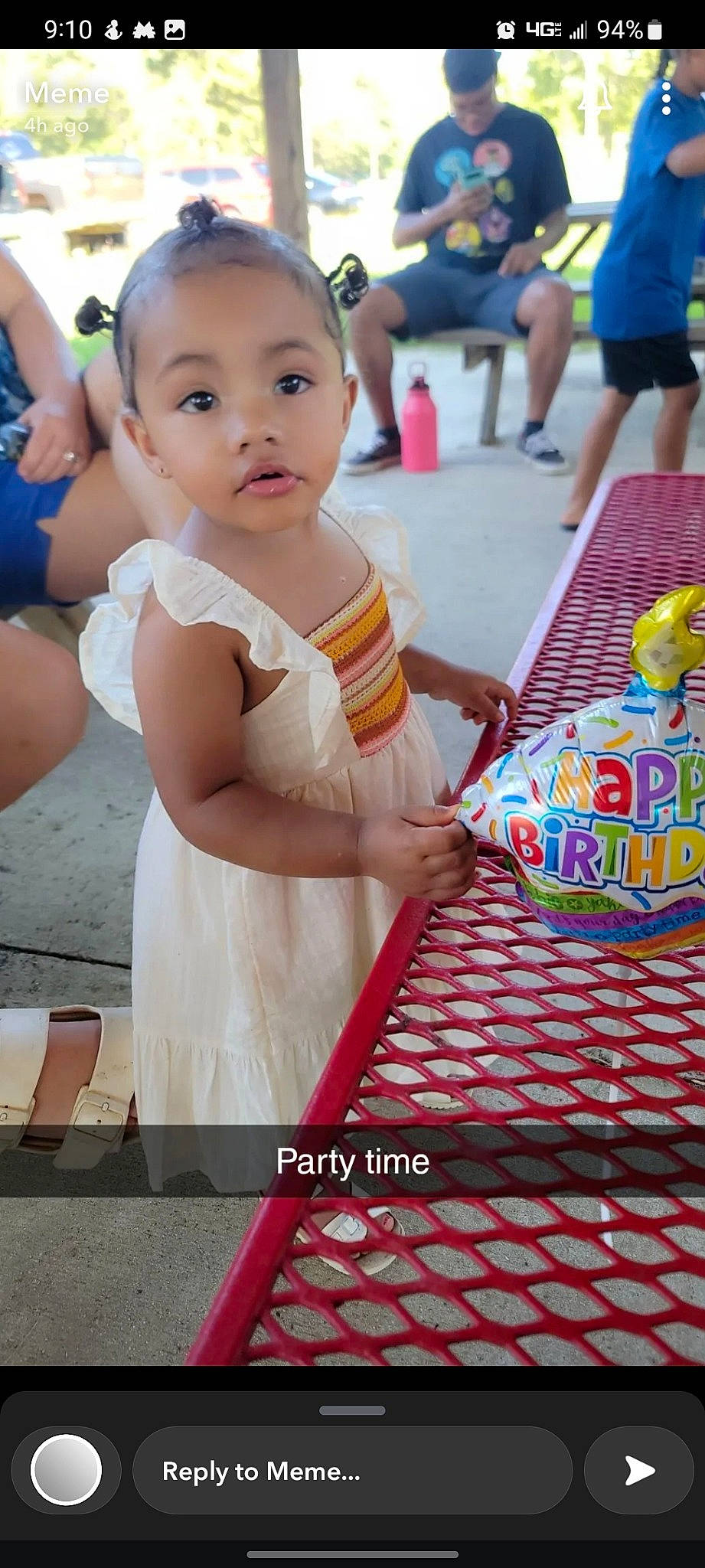 Emery is registered to the contest to win money with this photo: baby, baby_toddler_clothing, birthday, blue, chair, child, event, fun, happy, icing, leisure, party, person, pink, recreation, shorts, summer, t_shirt, table, toddler