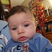 Thomas joined the competition — help win amazing prizes! baby, bodypart, candle, clothing, face, finger, flower, flowerarrangement, frown, hand, head, indoors, person, photography, plant, portrait, pottedplant, sad, shelf, t_shirt