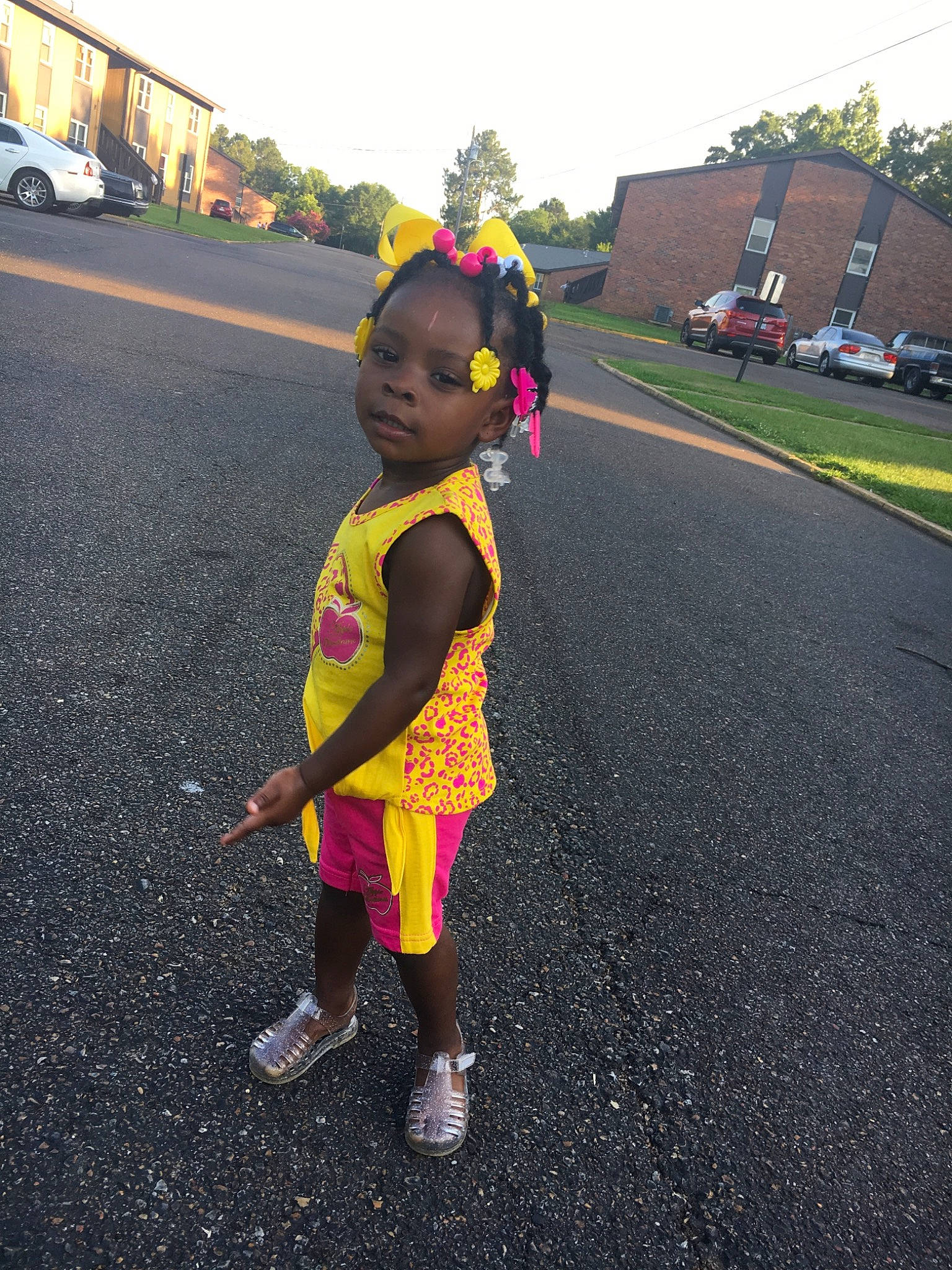 Mariyah joined the competition — help win amazing prizes! asphalt, child, fun, person, plant, play, road, road_surface, toddler, vacation